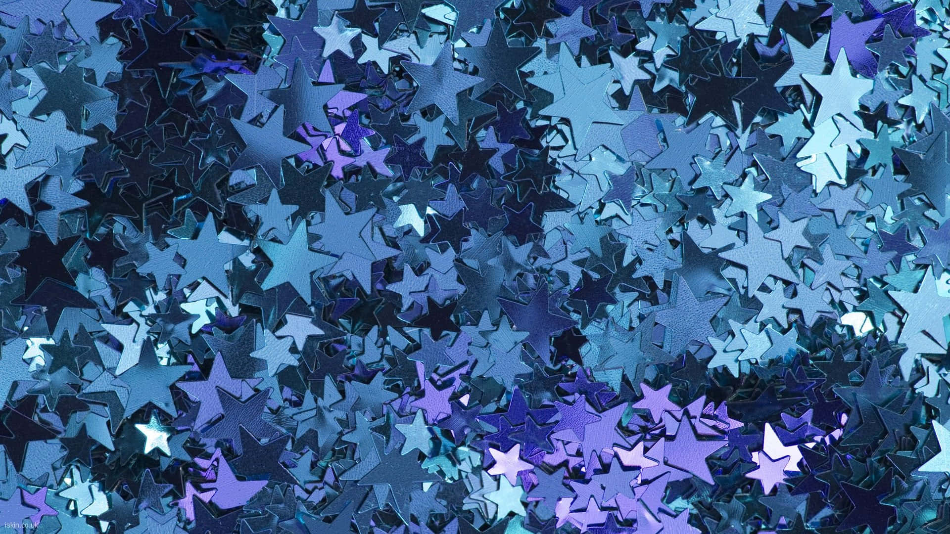 Plastic Confetti, metallic blue, purple, Full HD Desktop Wallpaper