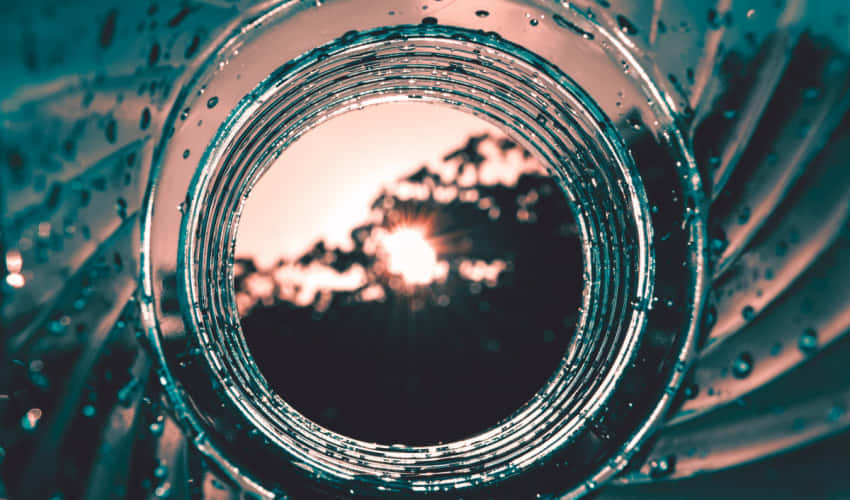 macro plastic bottle, sunset, wet glass bottle, SD Desktop Wallpaper