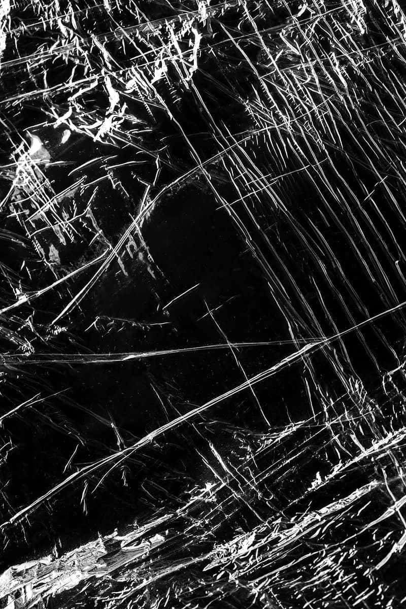 black plastic, shattered glass, intricate cracks, SD Phone Wallpaper