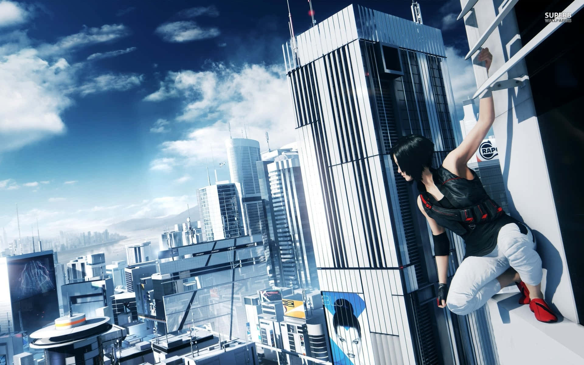 platform games, 1920 x 1200, futuristic cityscape, Full HD Desktop Wallpaper