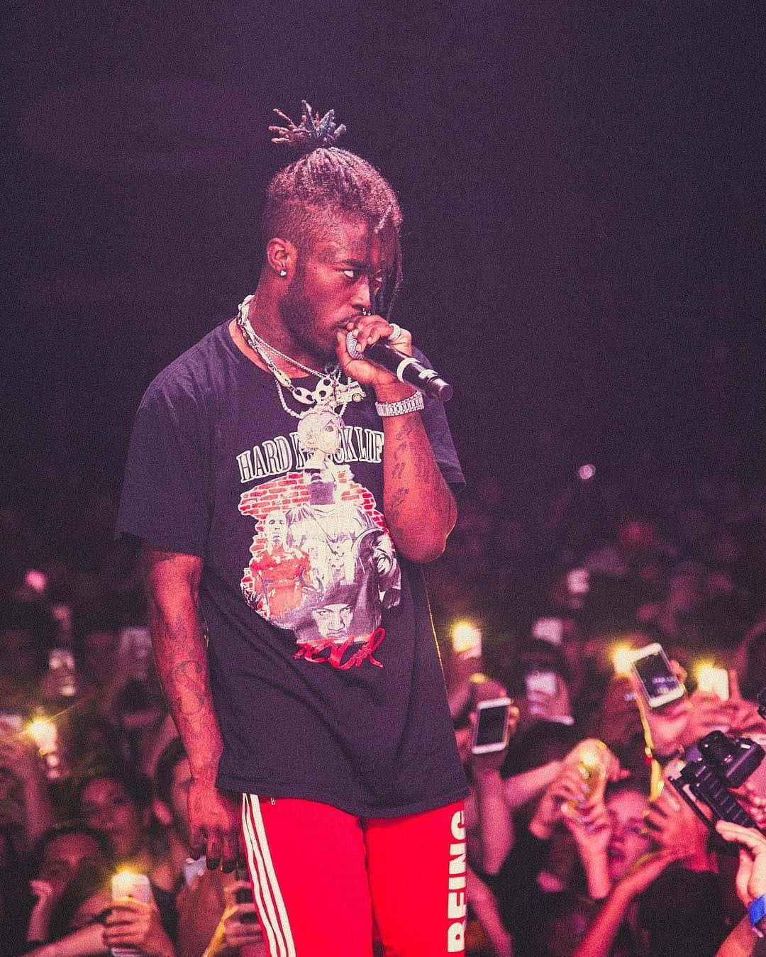 Playboi Carti, dreadlocks, black tshirt, HD Phone Wallpaper