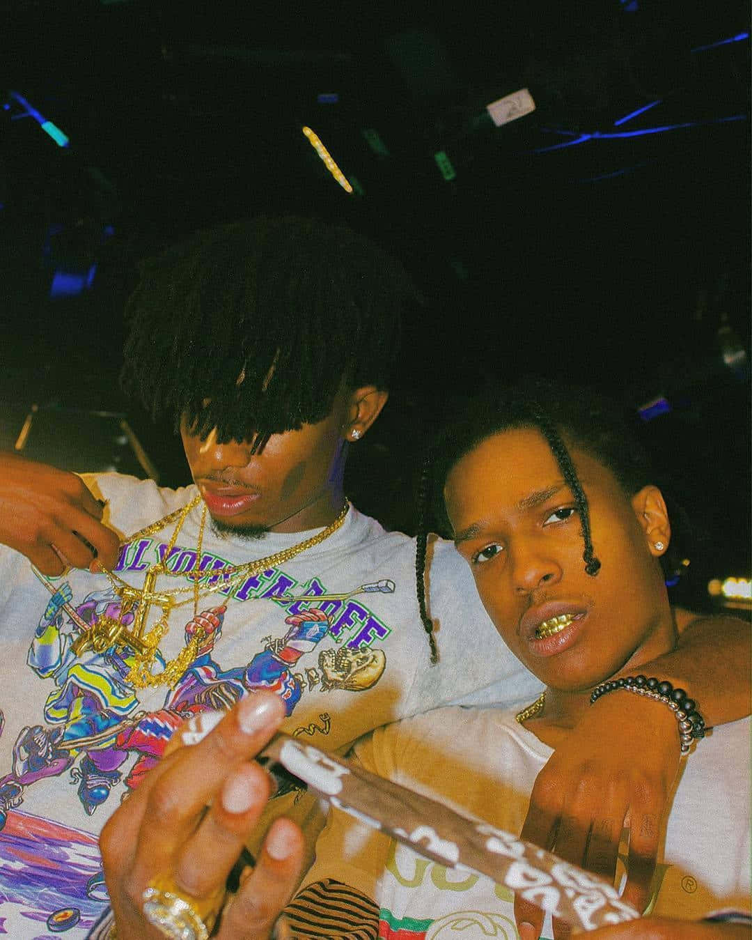 Playboi Carti, gold teeth, chains, HD Phone Wallpaper