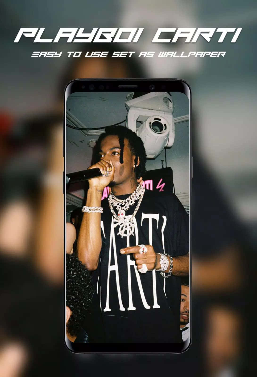 Playboi Carti, chains, black shirt, HD Phone Wallpaper