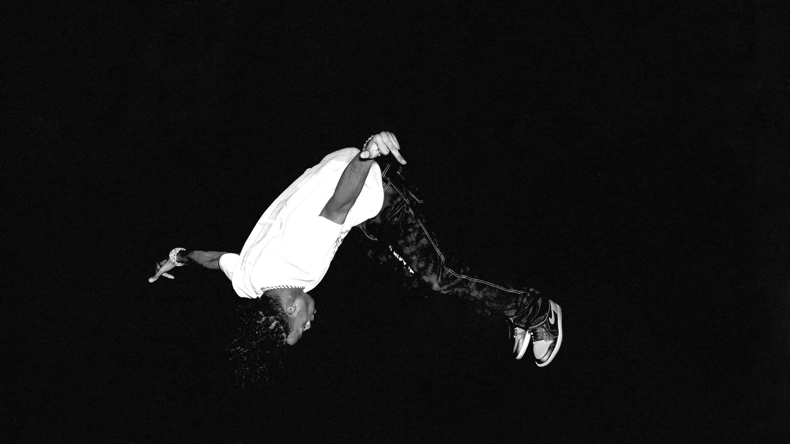 Playboi Carti, PC, monochrome, 2K Desktop Wallpaper