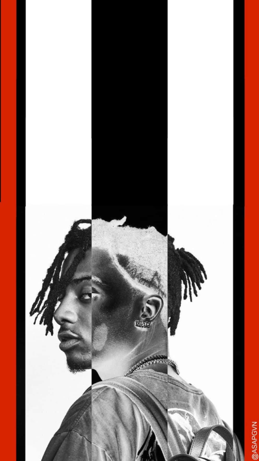 iPhone X, Playboi Carti, black and white portrait, Full HD Phone Wallpaper
