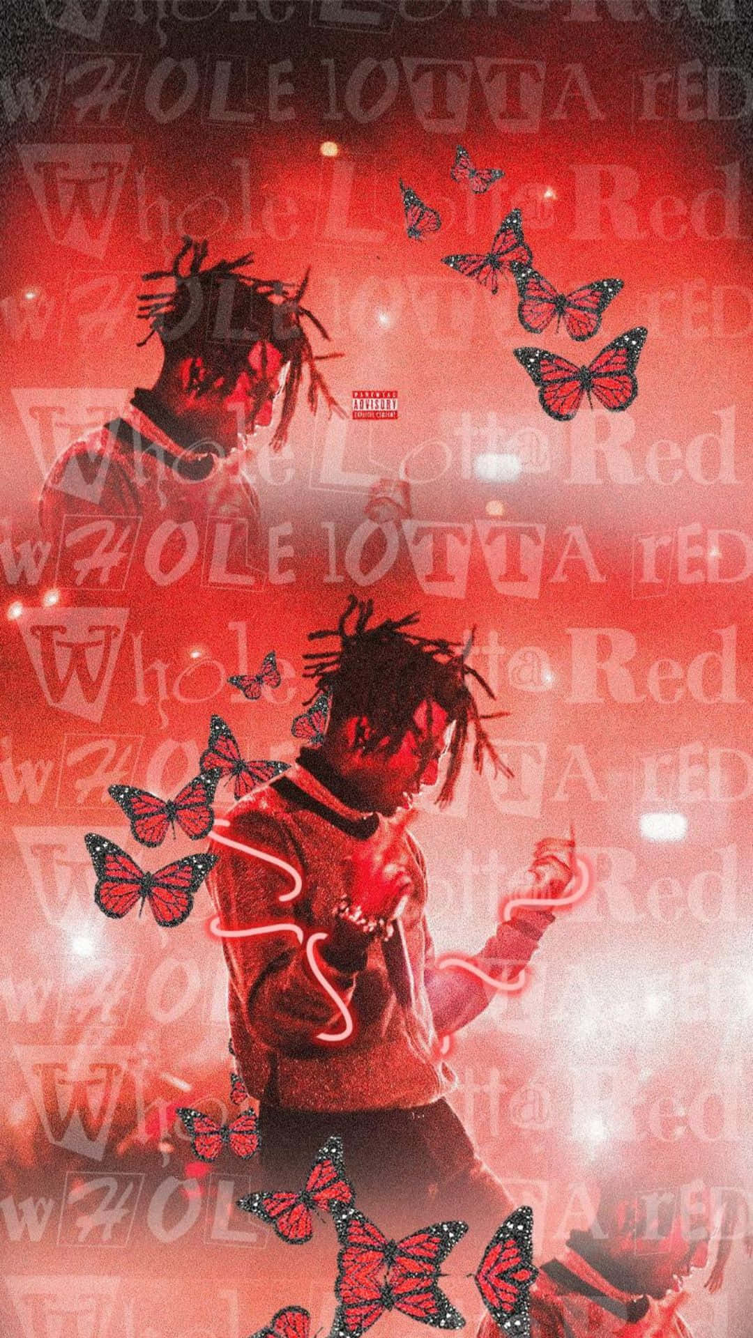 Playboi Carti, iPhone, red-hued, Full HD Phone Wallpaper