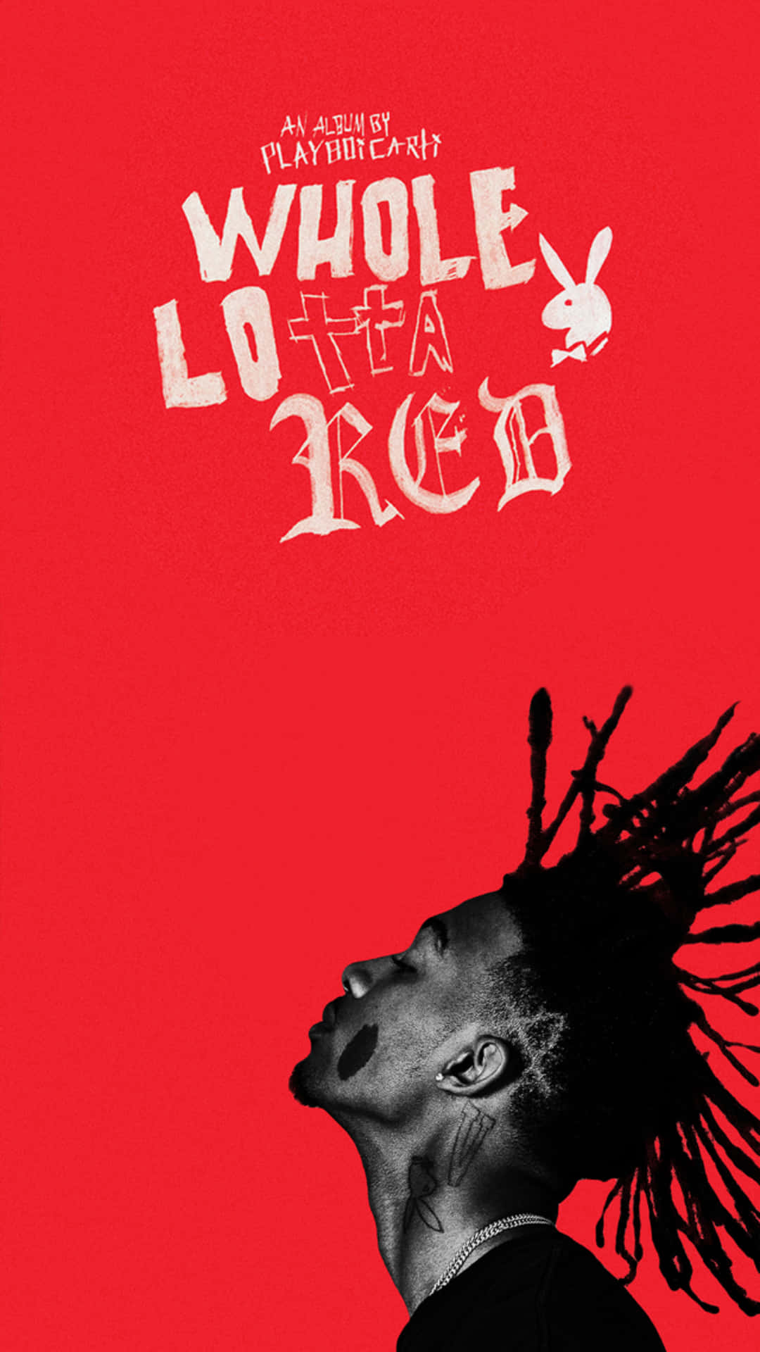 Playboi Carti, dreadlocks, tattoos, Full HD Phone Wallpaper