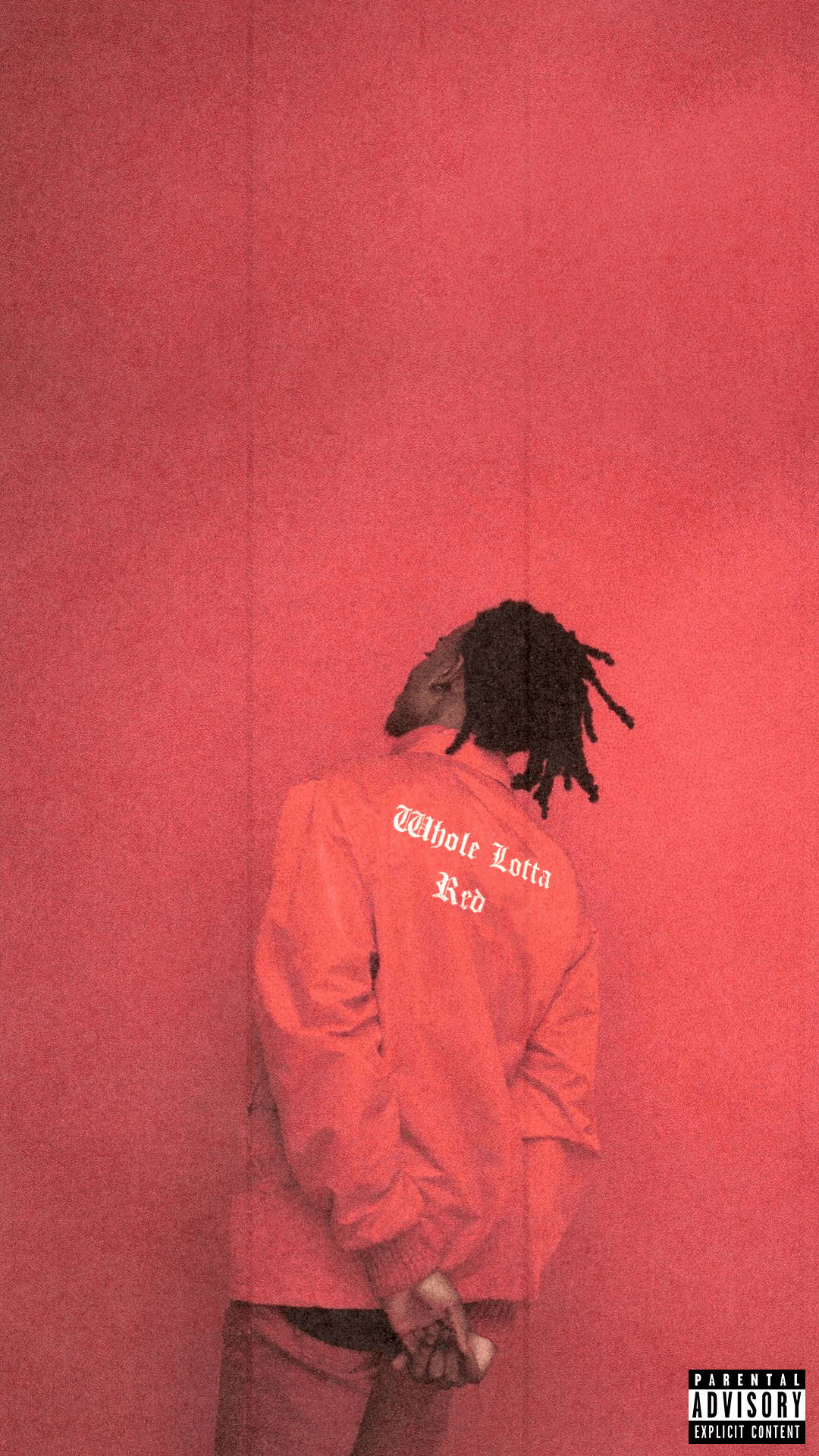Playboi Carti, dreadlocks, red jacket, Full HD Phone Wallpaper