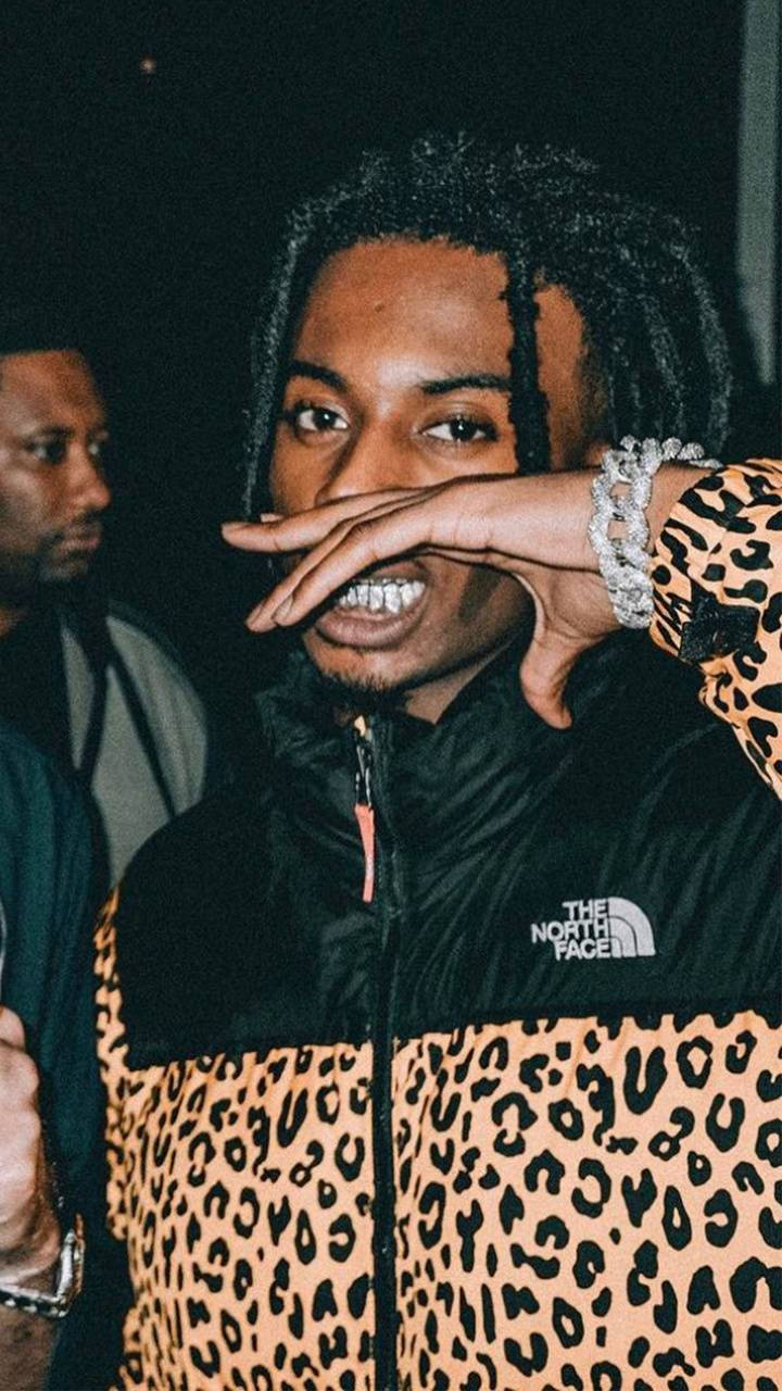 Playboi Carti, leopard print jacket, braided hair, HD Phone Wallpaper