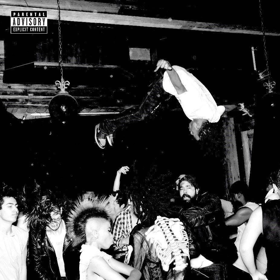 Playboi Carti, punk rockers, dimly lit basement venue, SD Desktop Wallpaper