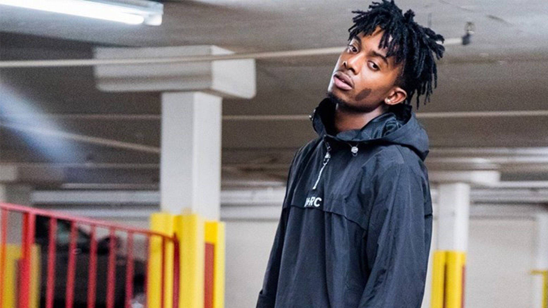 Playboi Carti, parking garage, dreadlocks, Full HD Desktop Wallpaper