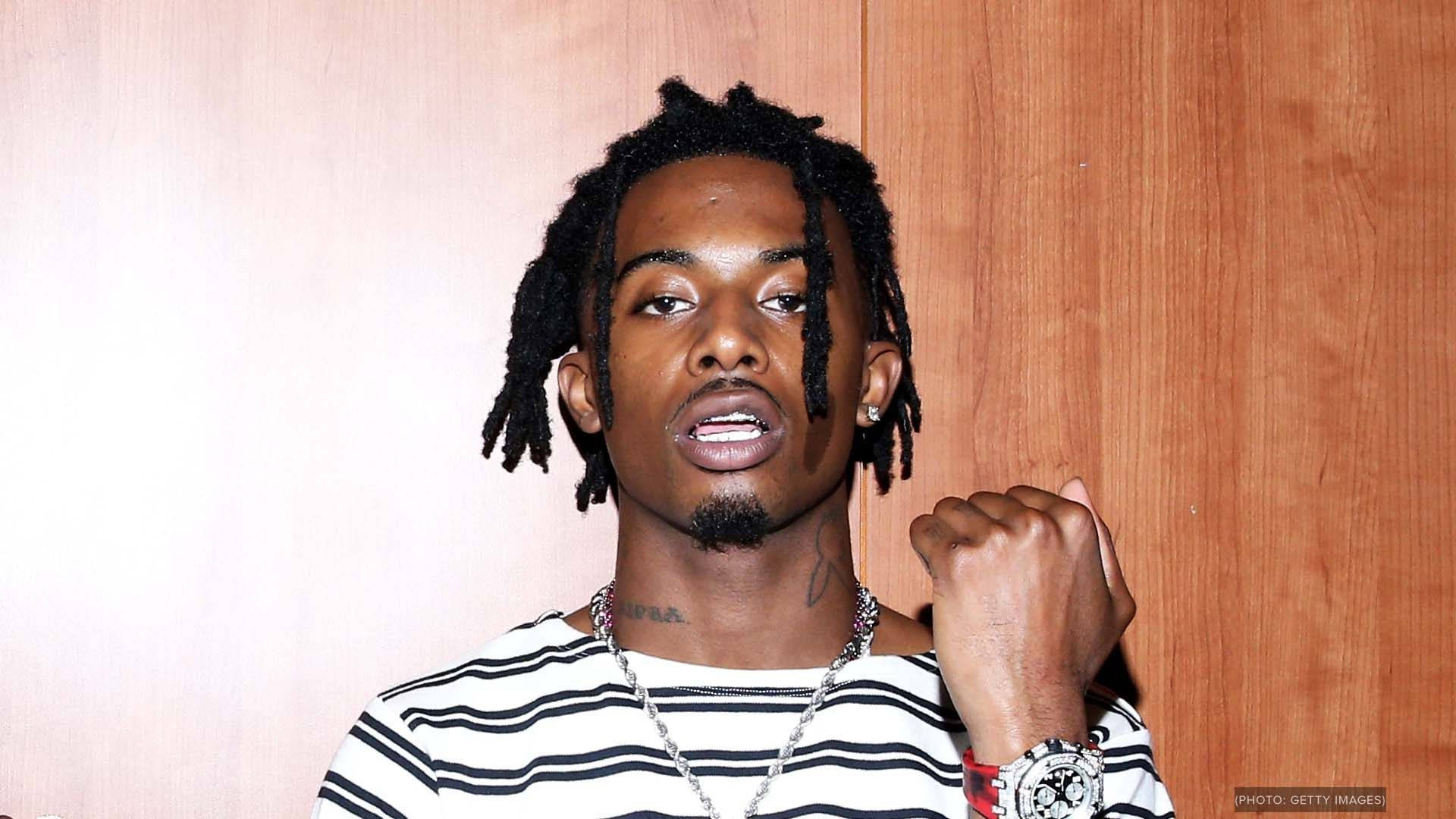 Playboi Carti, dreadlocks, striped shirt, Full HD Desktop Wallpaper