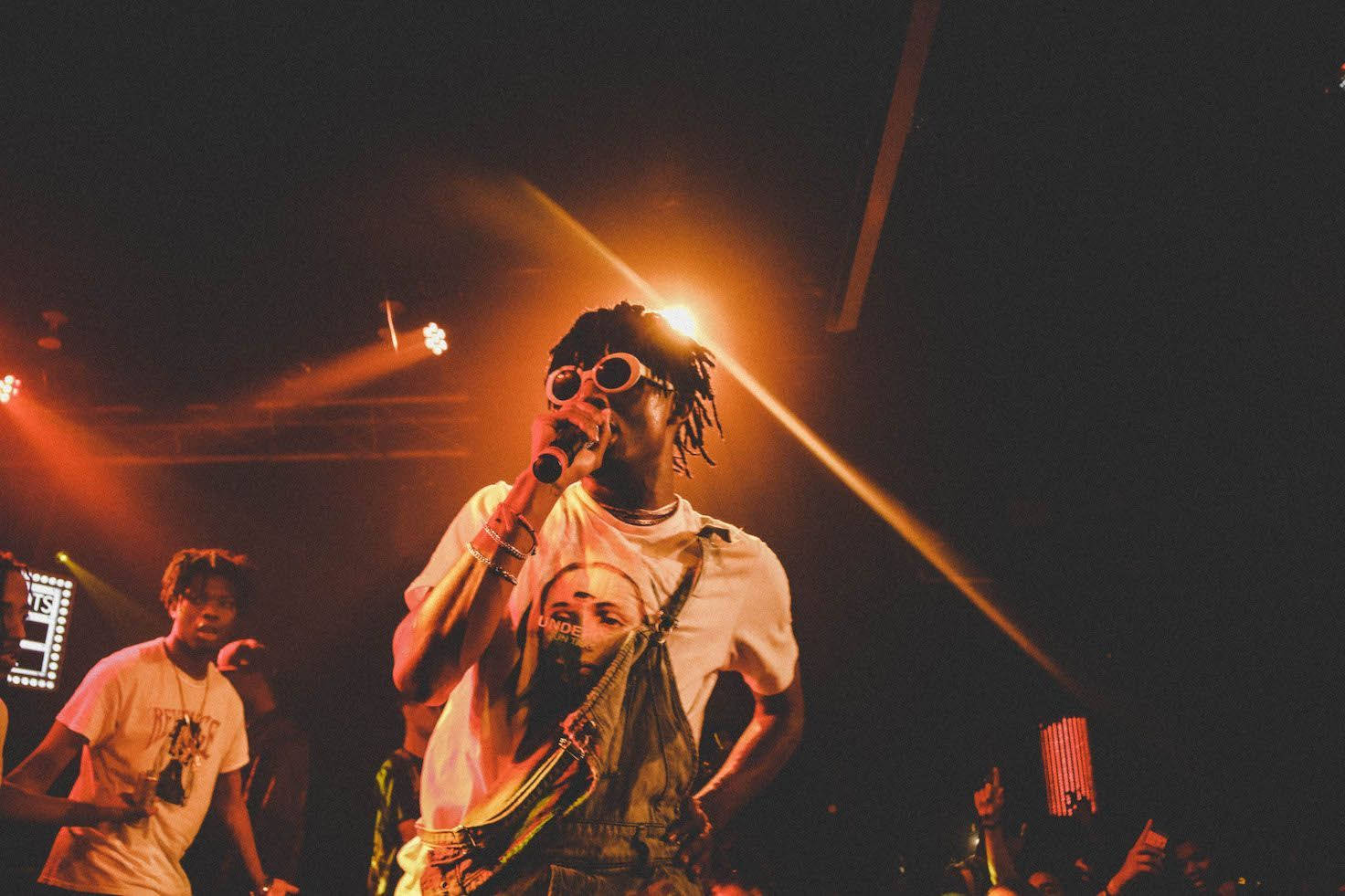 Playboi Carti, dreadlocks, round glasses, HD Desktop Wallpaper