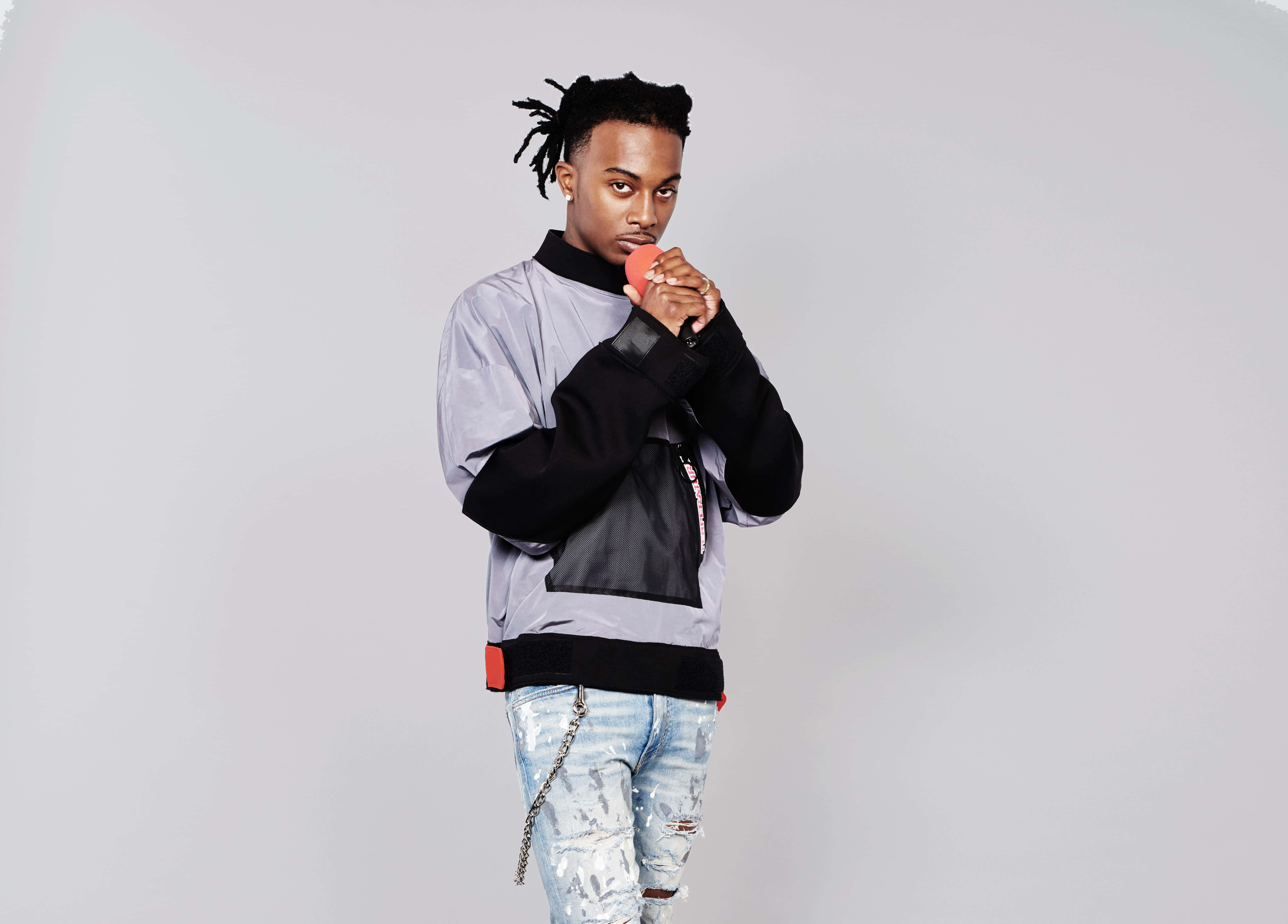 dreadlocks, layered gray and black jacket, ripped jeans, 5K Desktop Wallpaper
