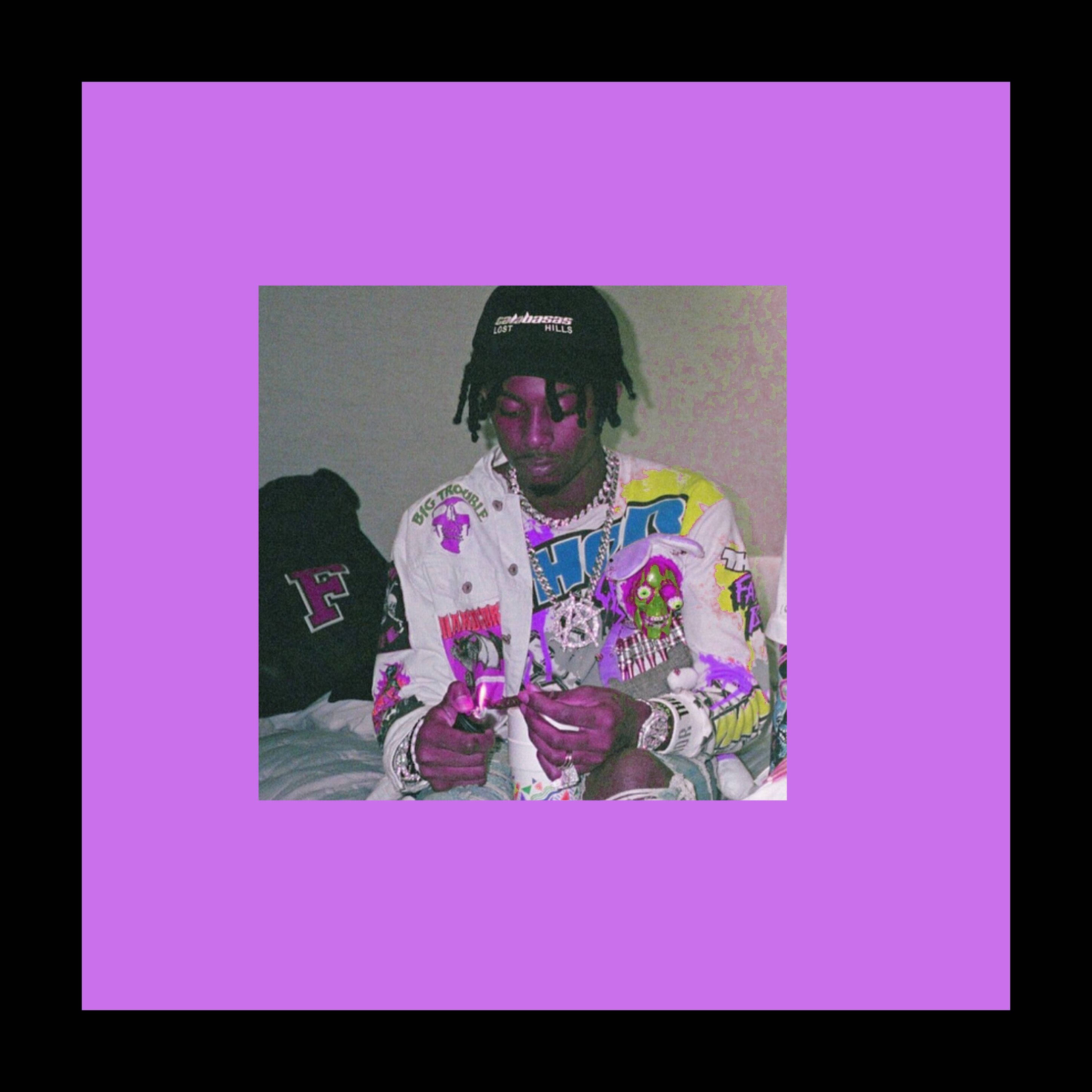 Playboi Carti, dreadlocks, black cap, 2K Desktop Wallpaper