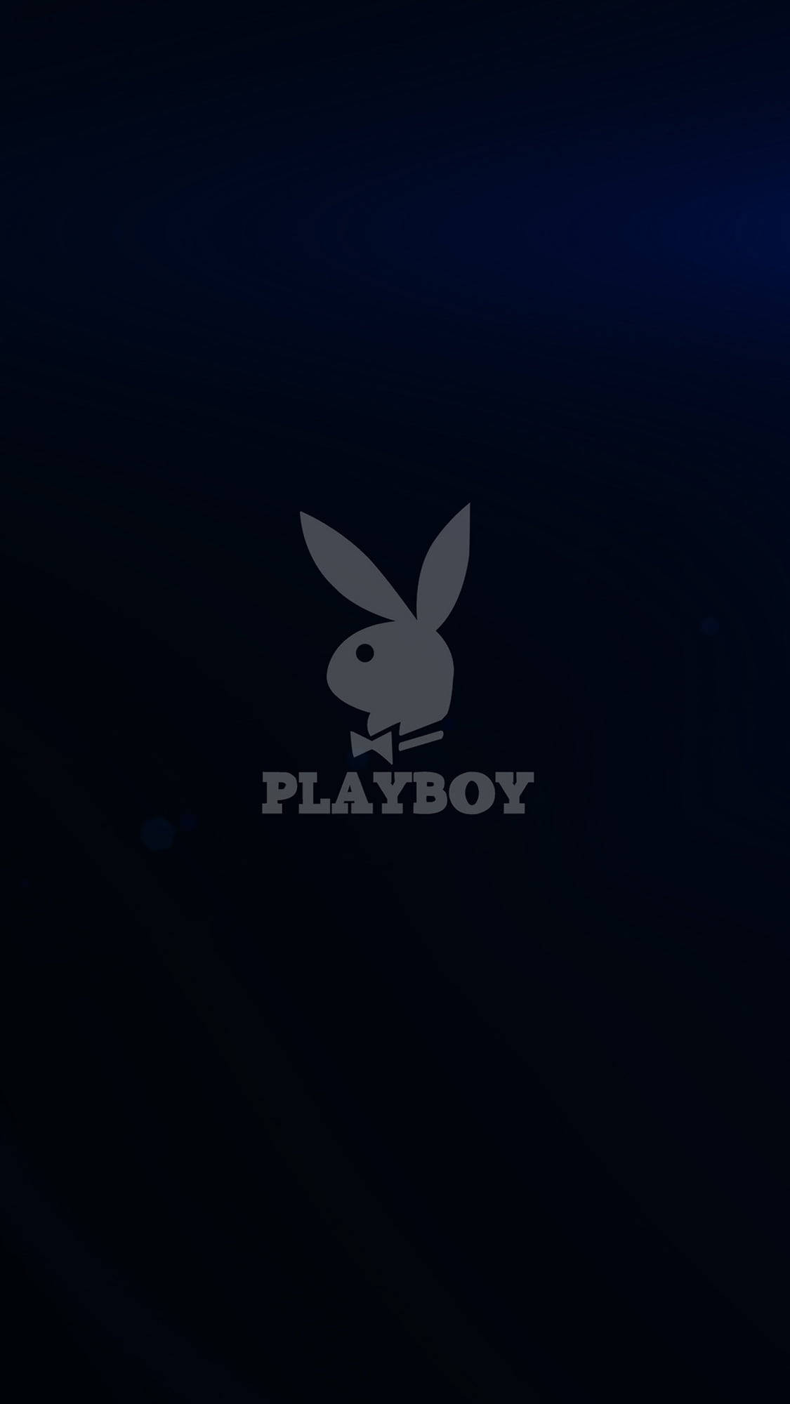 Playboy, dark blue, gray, Full HD Phone Wallpaper