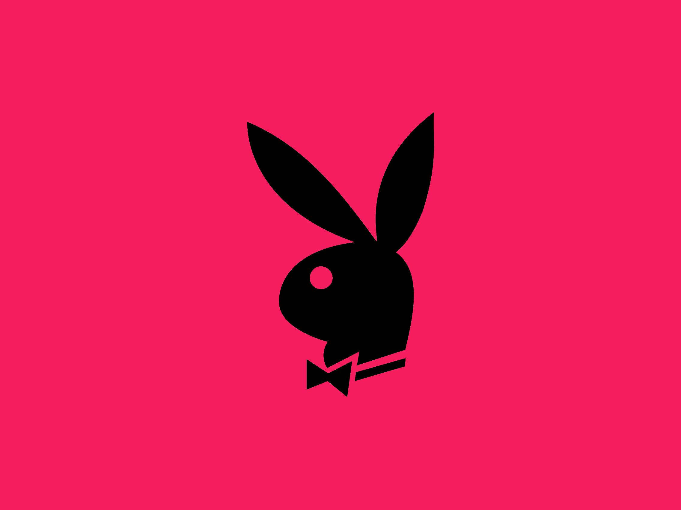 Playboy, pink, black, Full HD Desktop Wallpaper
