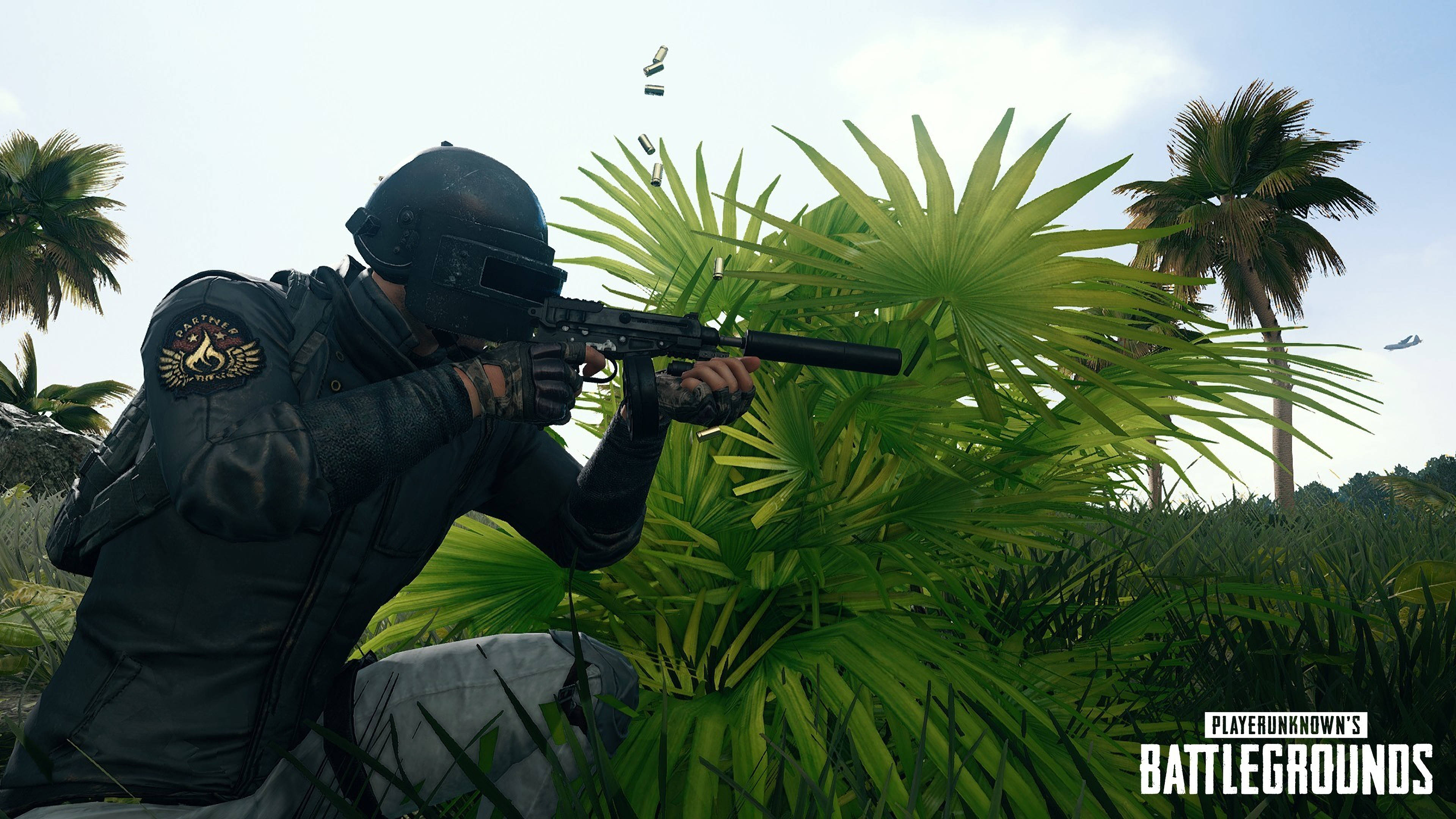 Playerunknowns Battlegrounds 4K, tactical gear, rifle, 4K Desktop Wallpaper