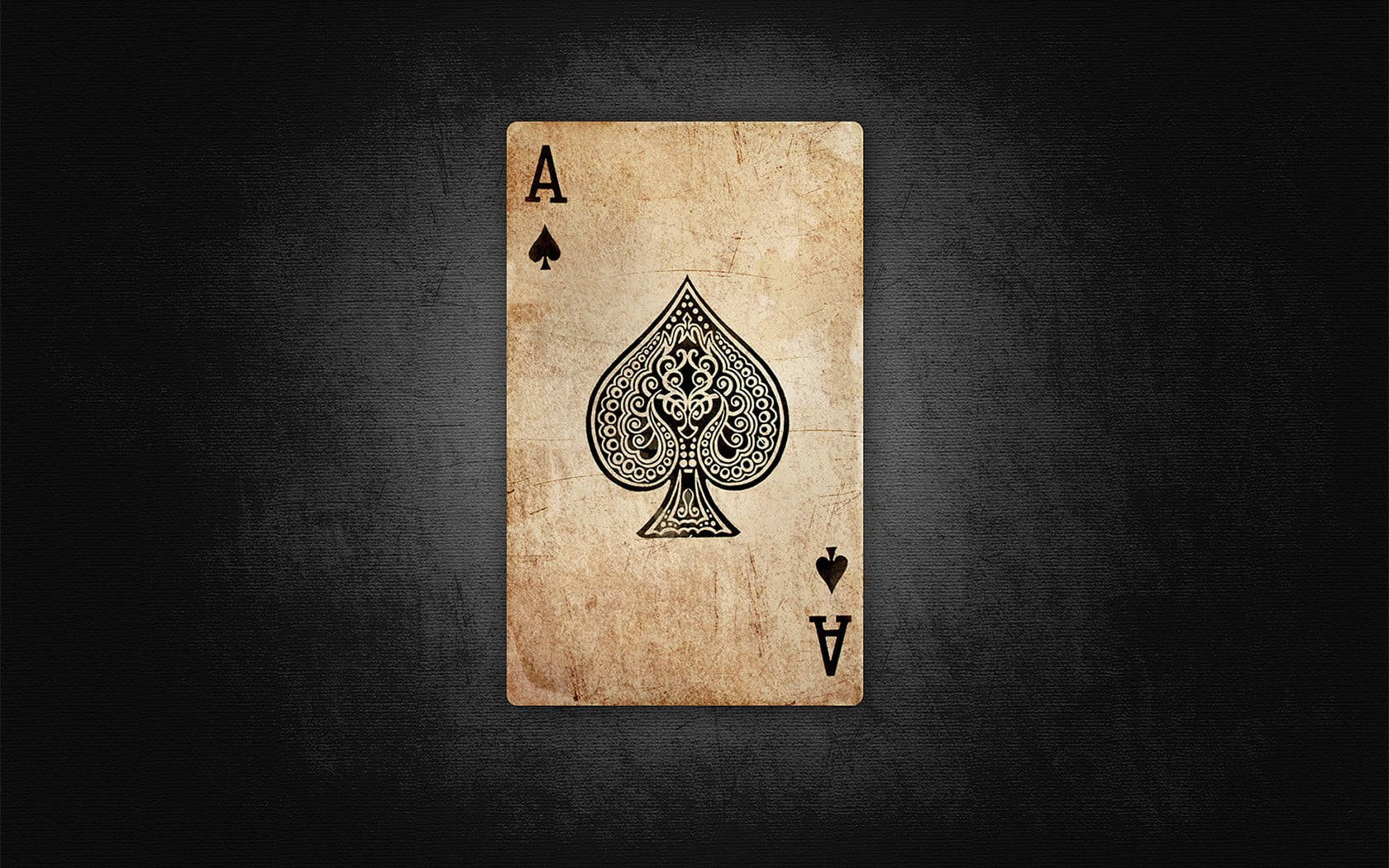 old ace of spades playing cards, vintage playing card, ace of spades, HD Desktop Wallpaper