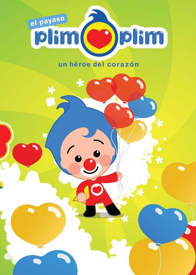 Plim Plim, heart-shaped balloons, blue hair, SD Phone Wallpaper