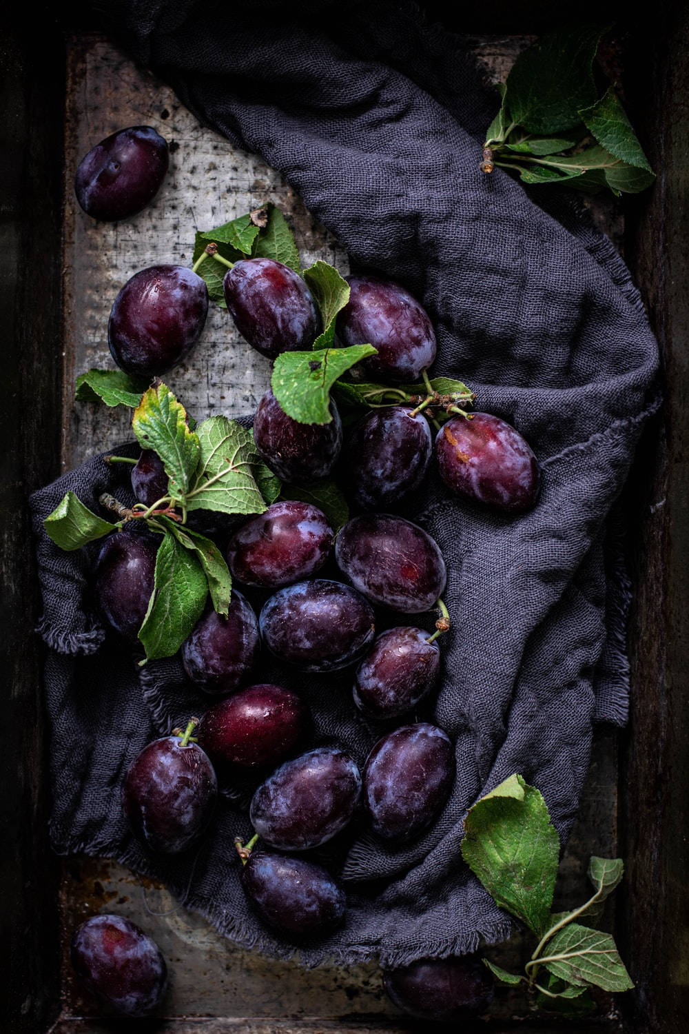plum fruits, deep violet skins, dark purple plums, HD Phone Wallpaper