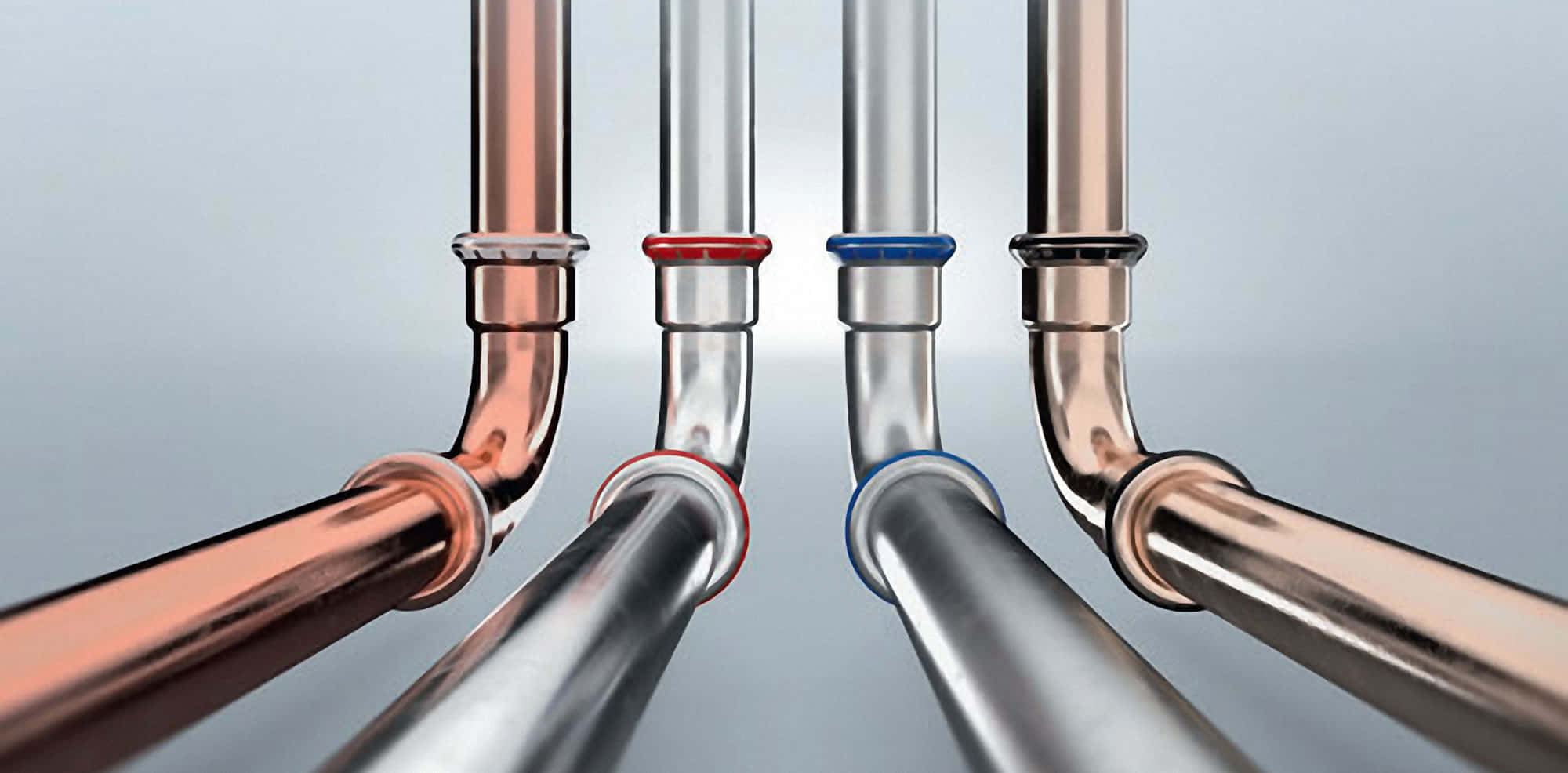 copper finishes, chrome finishes, metallic pipes, Full HD Desktop Wallpaper
