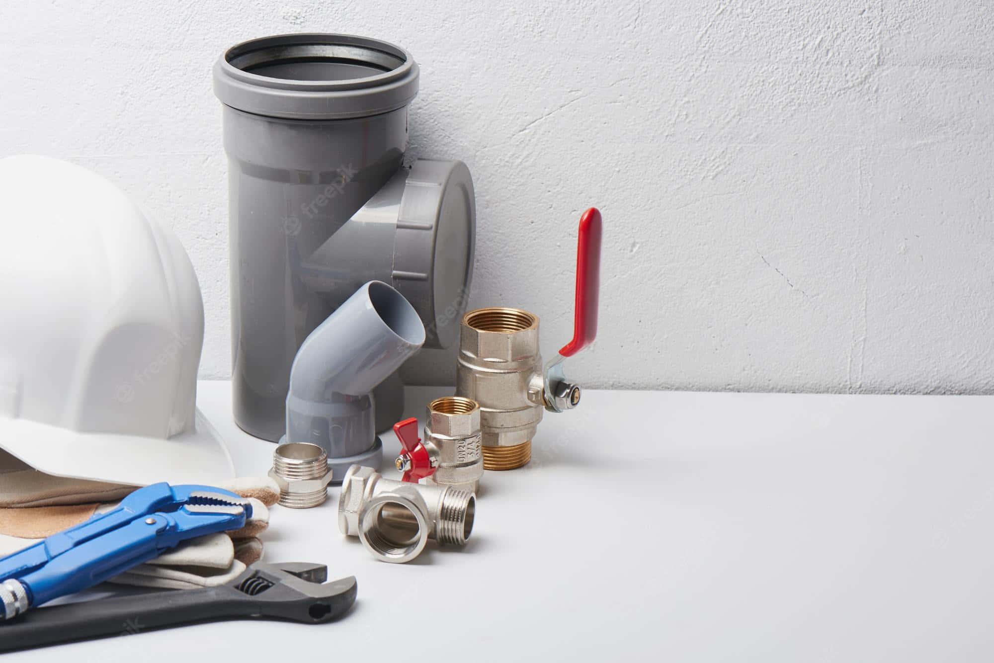 engineer plumbing fittings and tool, plumbing tools, pipes, Full HD Desktop Wallpaper