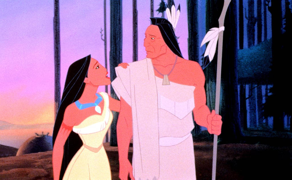 Pocahontas, father, sunset, SD Desktop Wallpaper