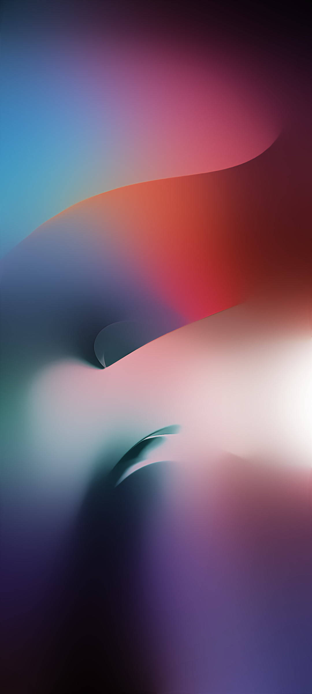 Poco X2, blue, red, Full HD Phone Wallpaper