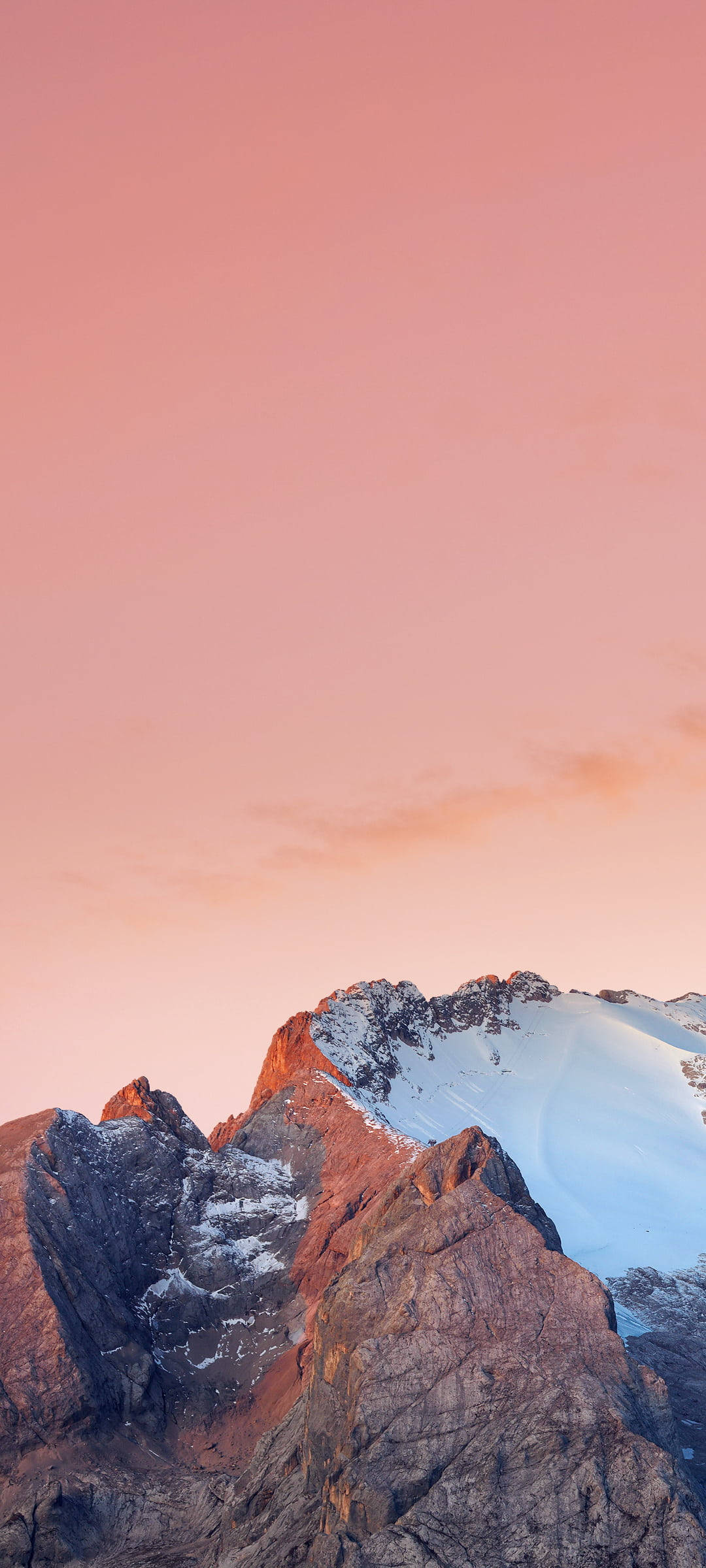 Poco X2, icy mountain top, snow capped mountain peak, Full HD Phone Wallpaper