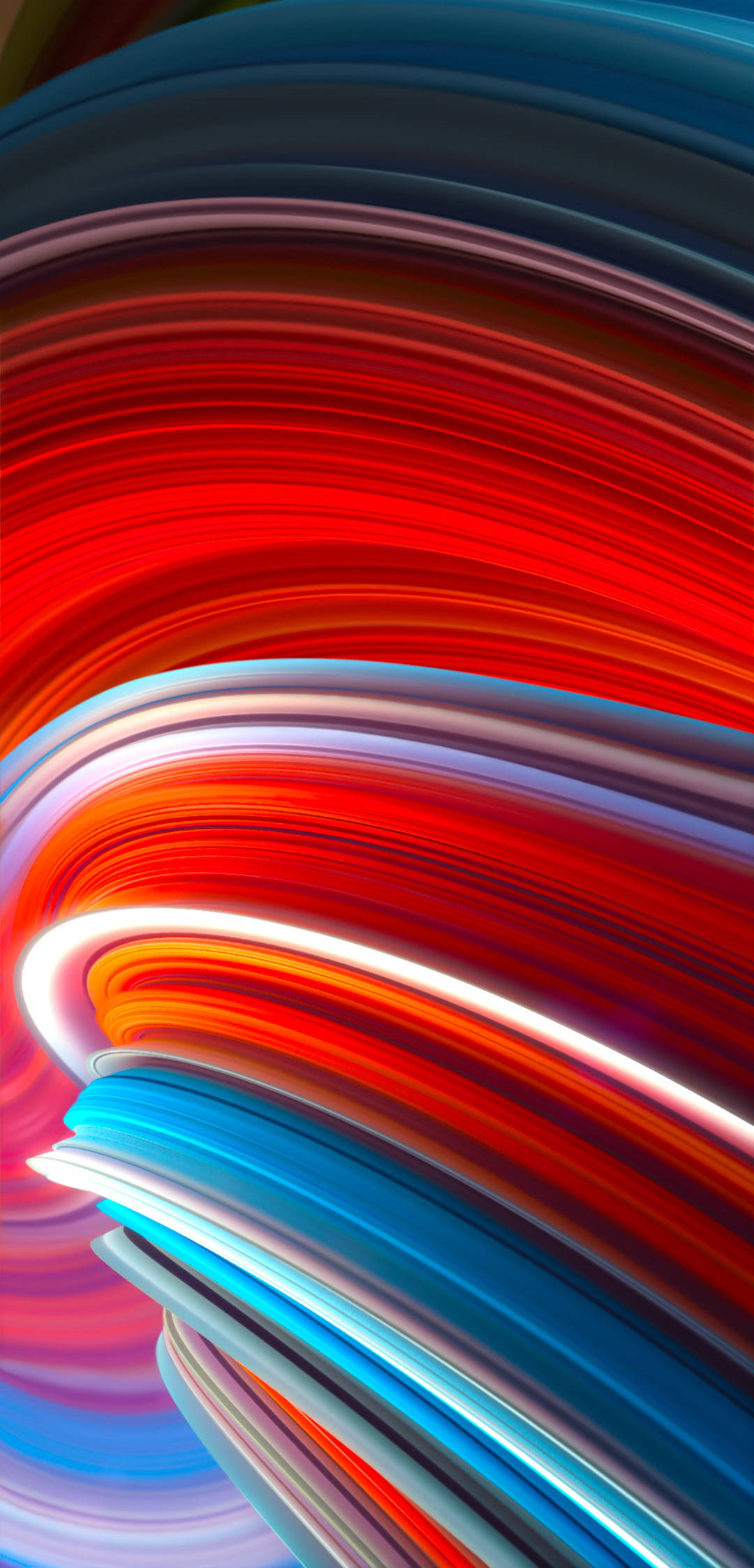 Poco X2, red, blue, Full HD Phone Wallpaper