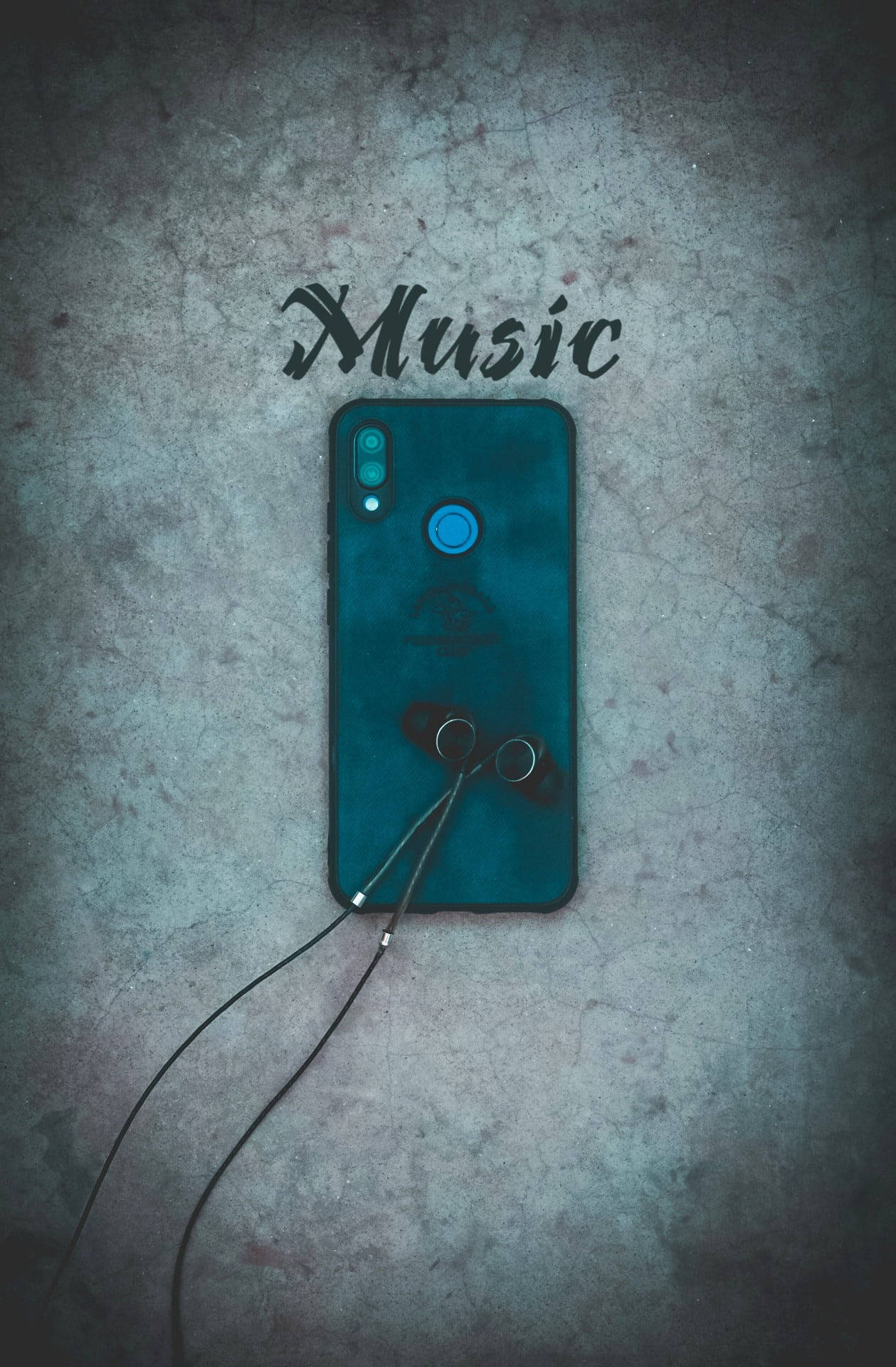 Poco X2, teal, earbuds, Full HD Phone Wallpaper