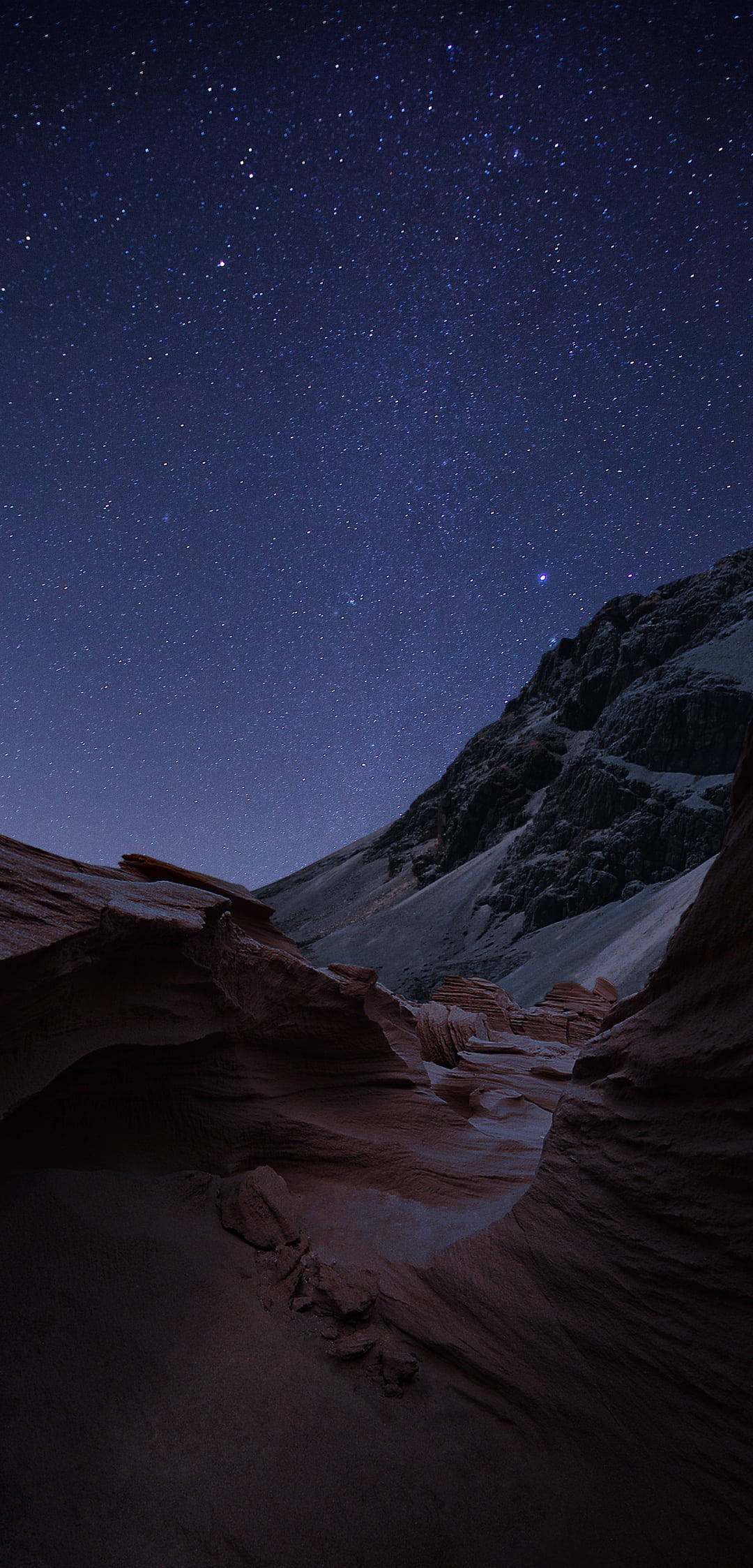 Poco X2, nighttime, starry night sky, Full HD Phone Wallpaper