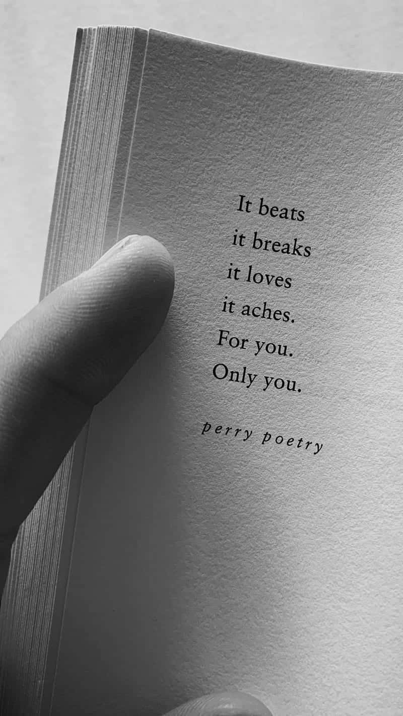 Poem, book, black and white, HD Phone Wallpaper