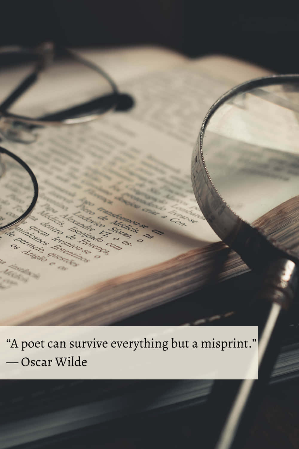 Poem, open book, glasses, HD Phone Wallpaper