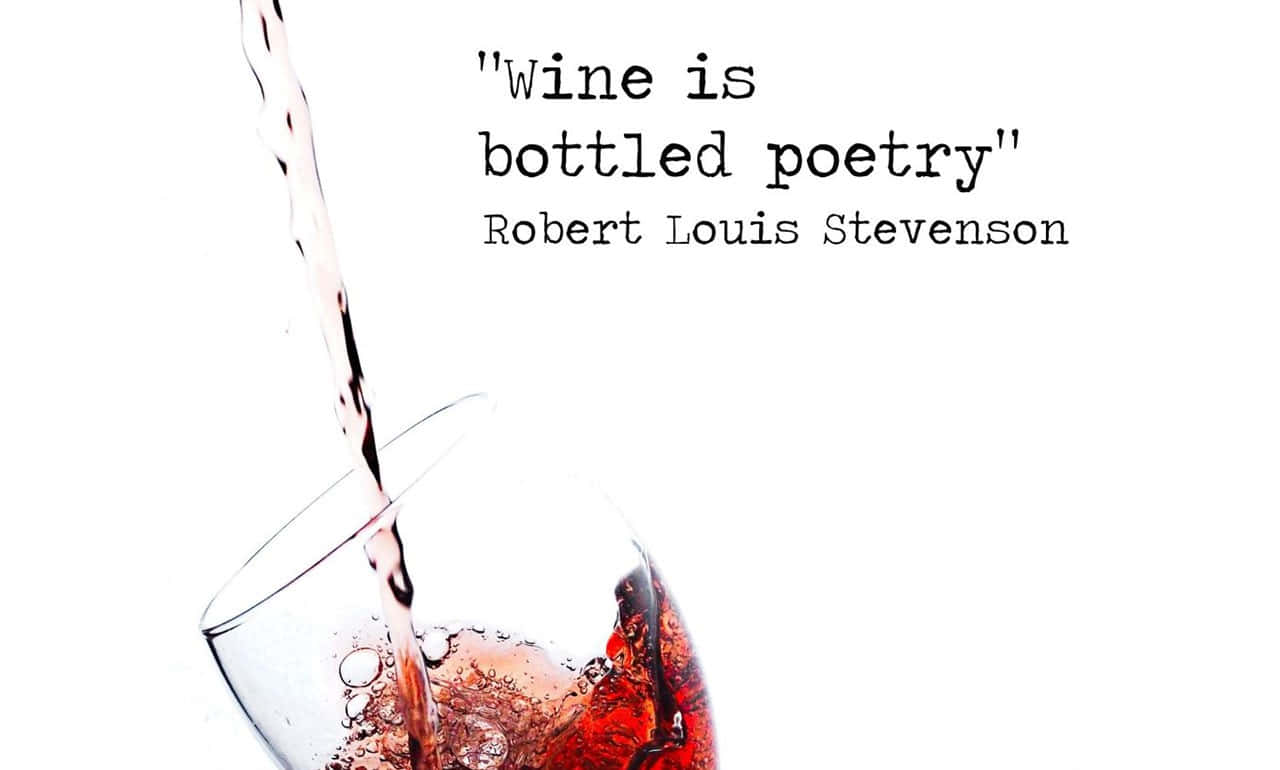 Bottled Poetry, wine, poetic quote, HD Desktop Wallpaper