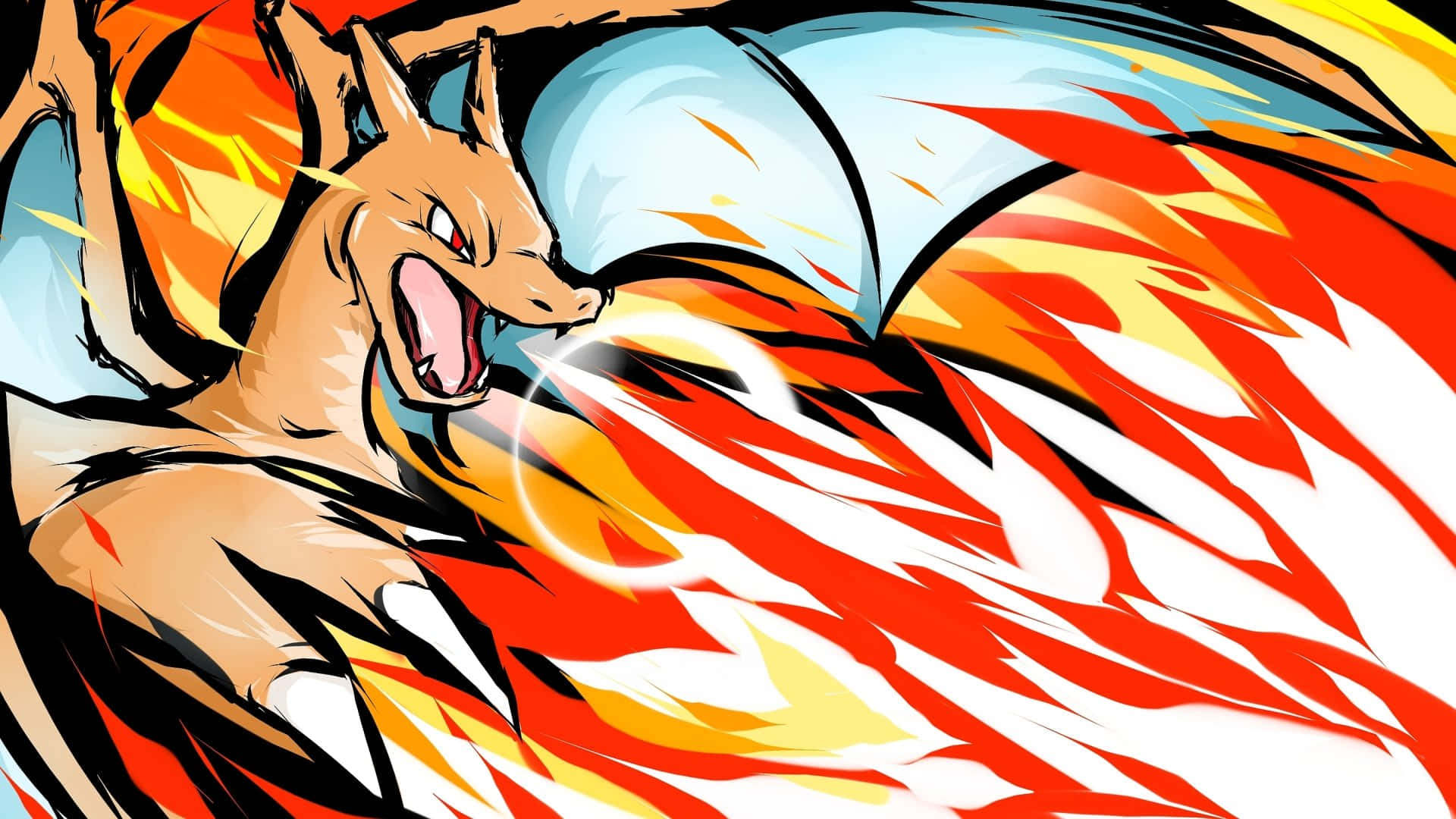 Pokemon Charizard, Charizard, fiery, Full HD Desktop Wallpaper