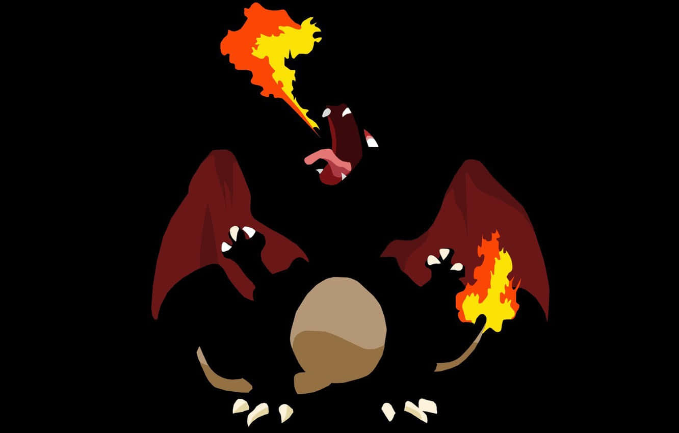 Pokemon Charizard, red wings, fiery breath, HD Desktop Wallpaper