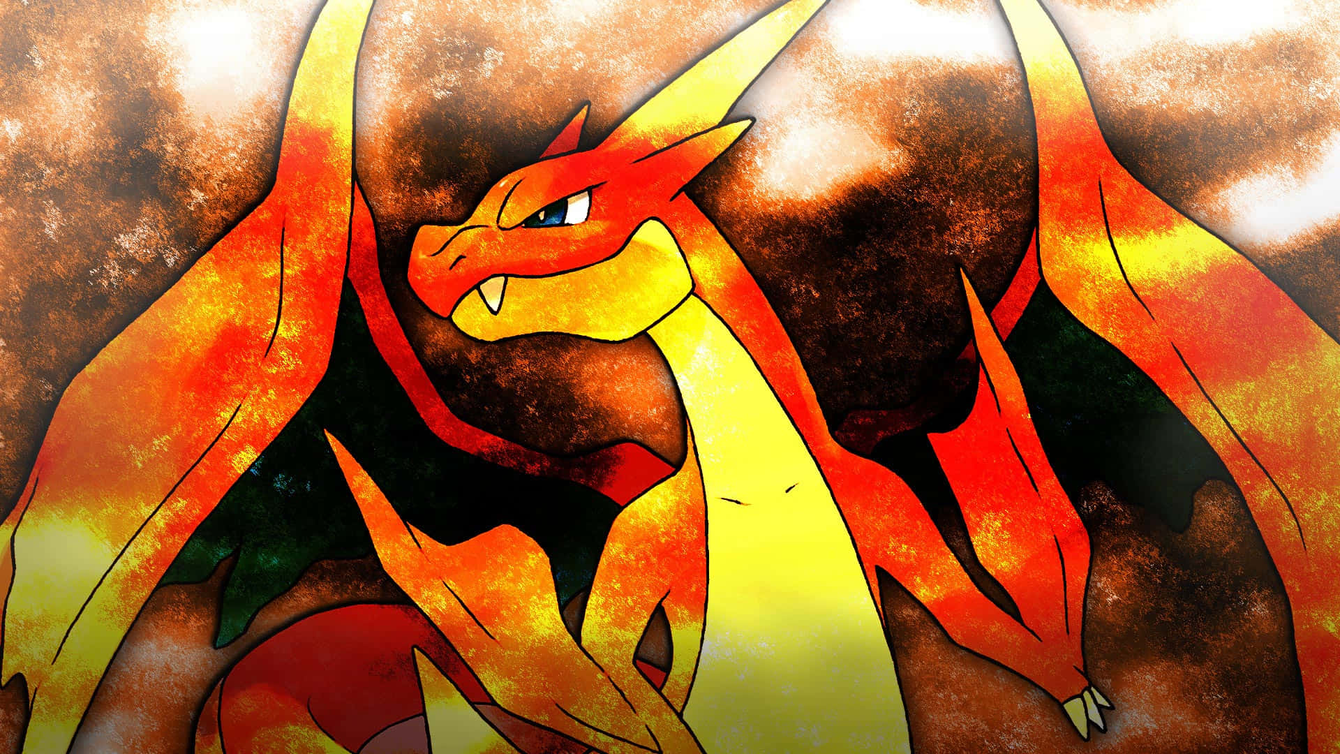 Charizard, Pokemon, fiery dragon, Full HD Desktop Wallpaper