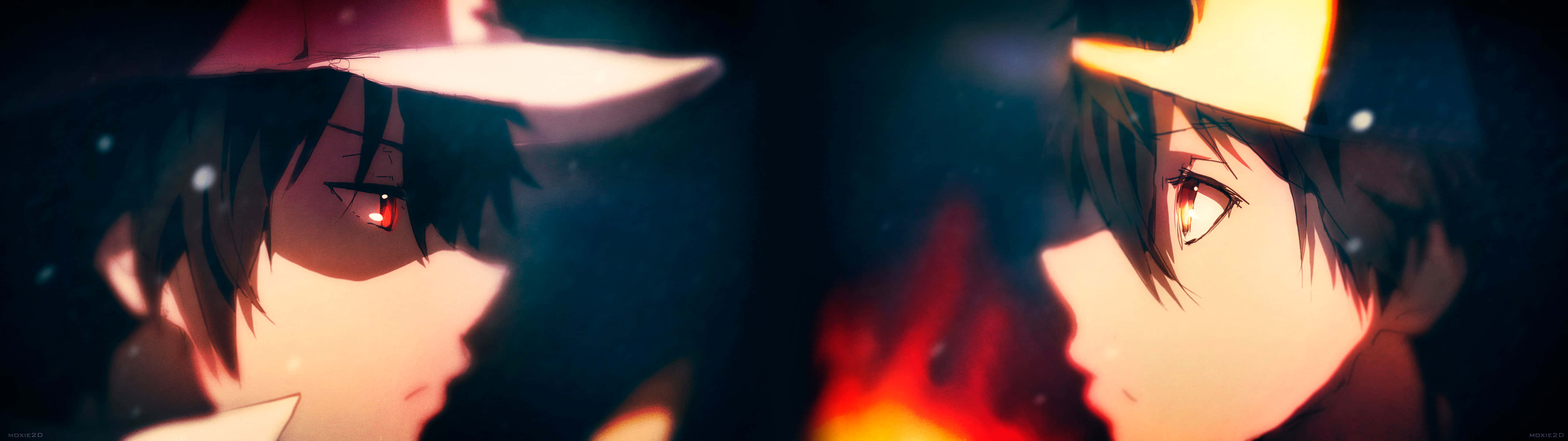 5120x1440 dual screen, Pokemon, anime characters, 5K Desktop Wallpaper