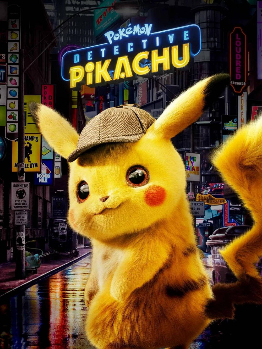 Pokemon Detective Pikachu, Detective Pikachu, trench coat, HD Phone Wallpaper