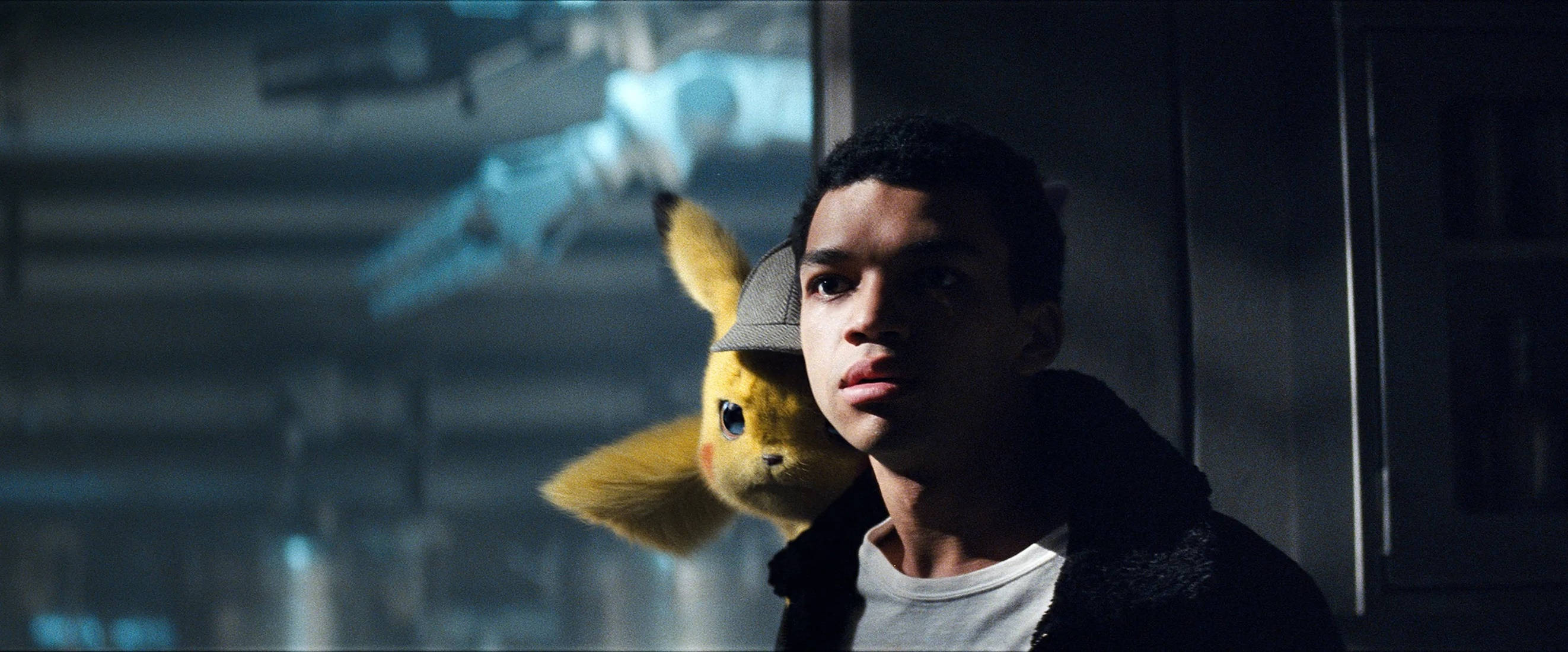 Pokemon Detective Pikachu, Pikachu, detective hat, 2K Desktop Wallpaper