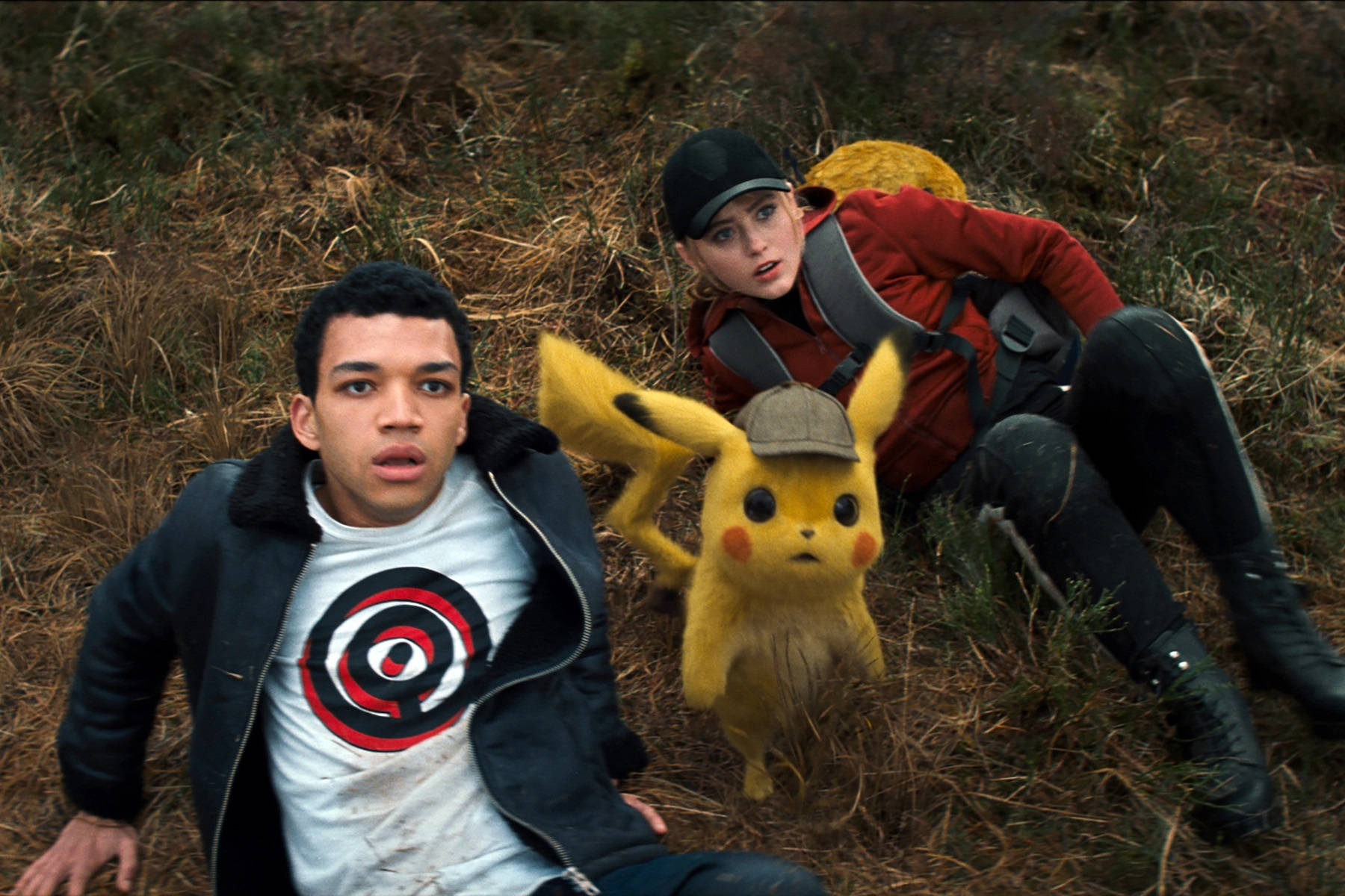 Pokemon Detective Pikachu, Pikachu, detective hats, HD Desktop Wallpaper