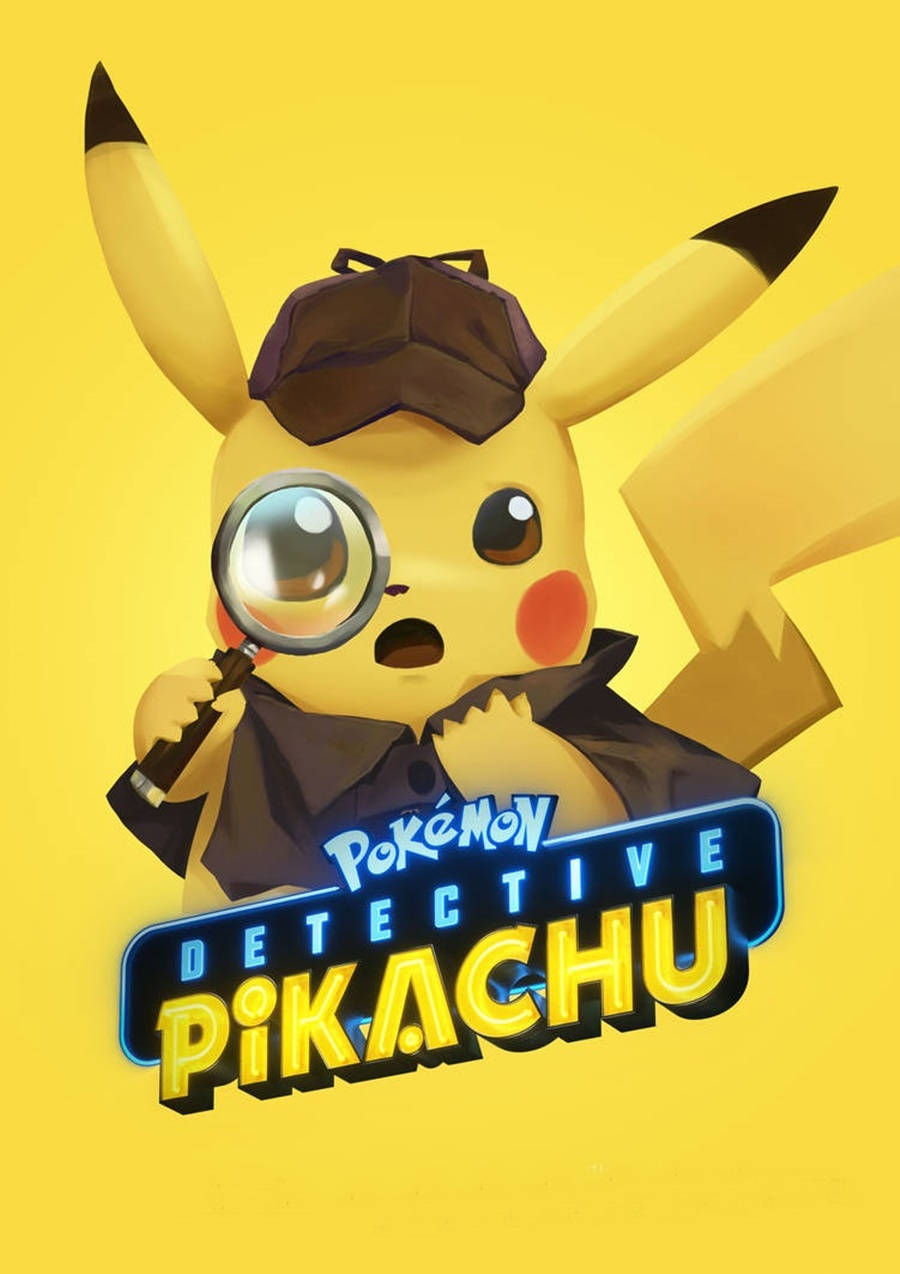 Pokemon Detective Pikachu, Detective Pikachu, detective hat, SD Phone Wallpaper