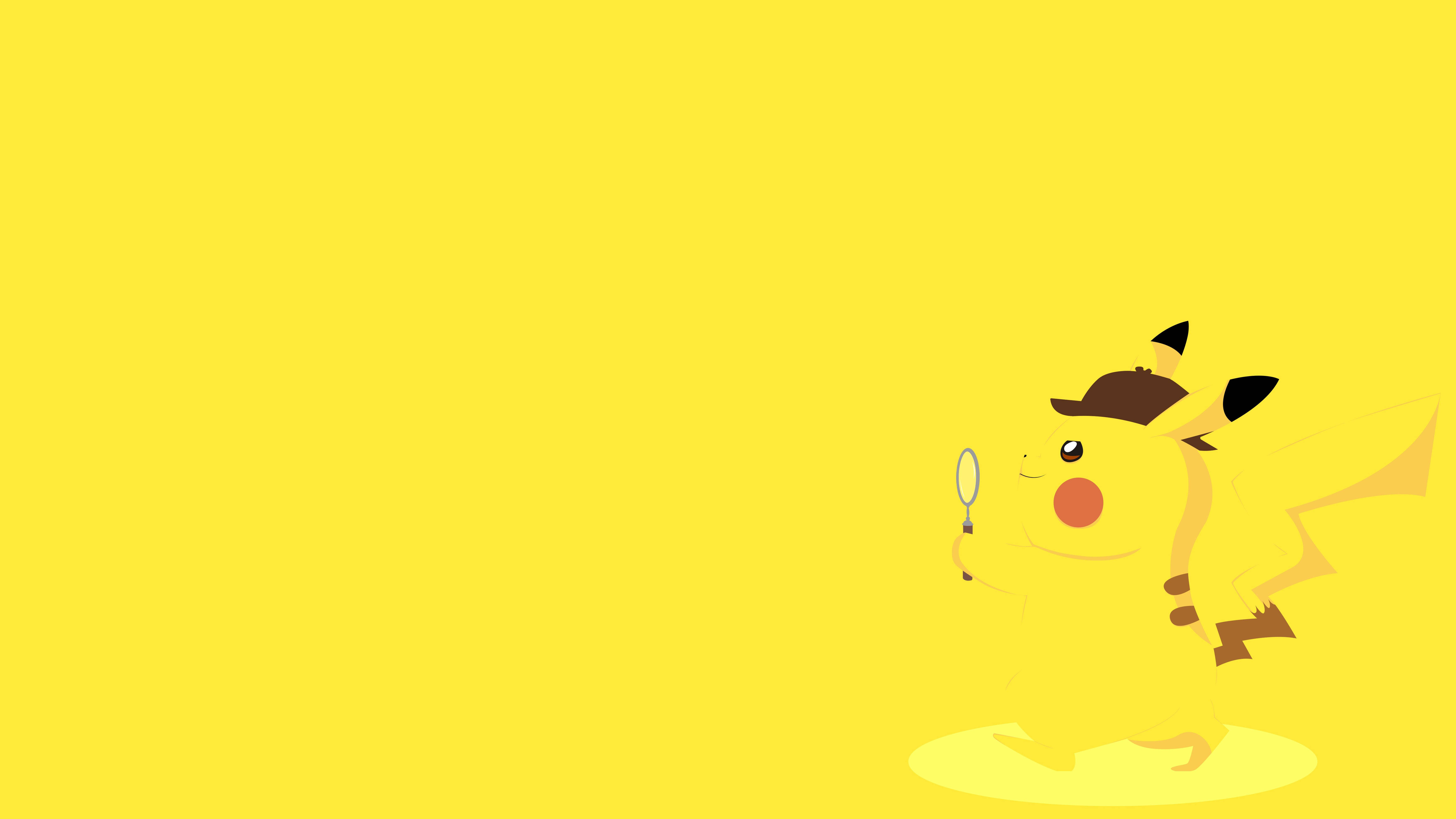Detective Pikachu, Pikachu, detective hat, 5K Desktop Wallpaper