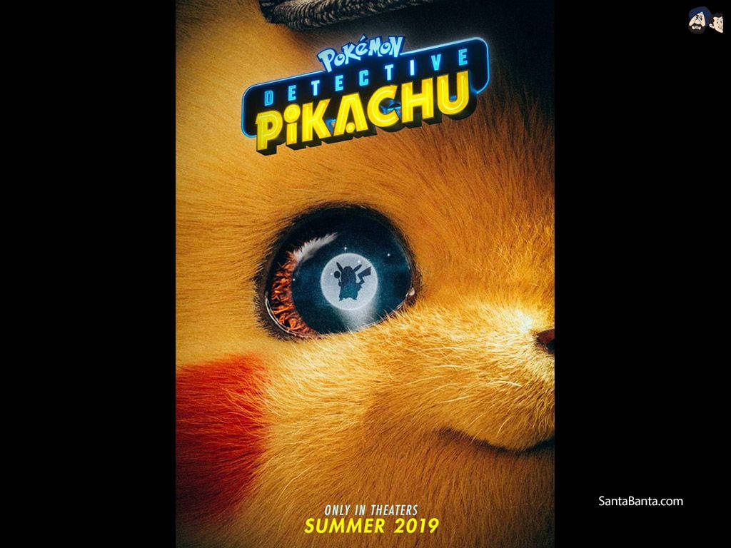 Pokemon Detective Pikachu, Detective Pikachu, movie poster, SD Desktop Wallpaper