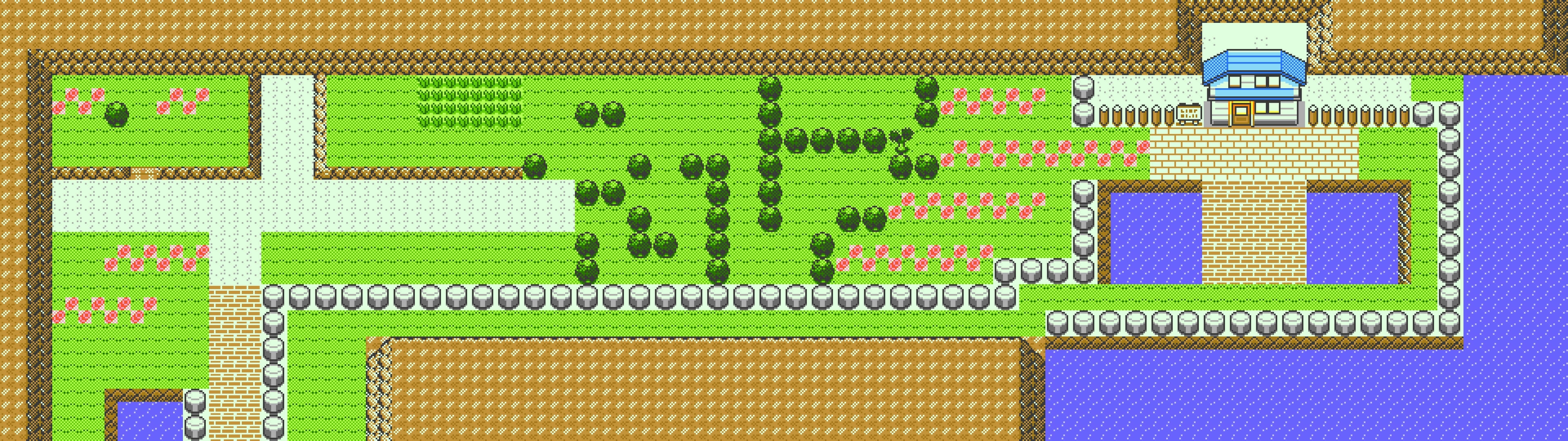 Pokemon, 3840 x 1080, retro game map, 4K Desktop Wallpaper