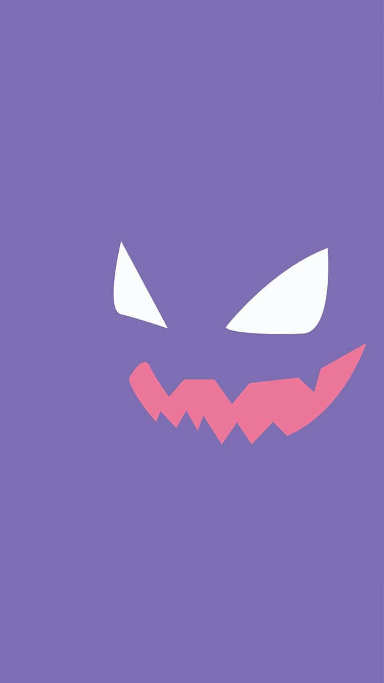 Pokemon, minimalist, purple background, HD Phone Wallpaper