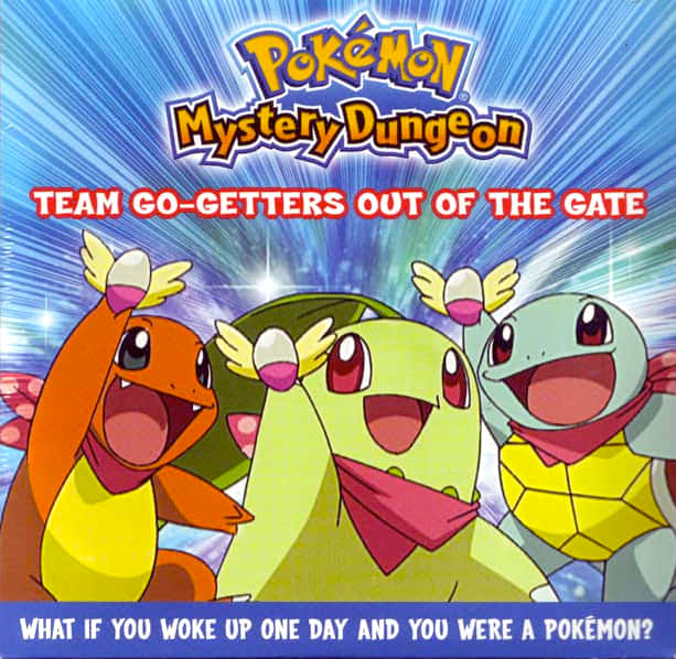 Pokemon Mystery Dungeon, glowing blue gate, dynamic rays, SD Desktop Wallpaper