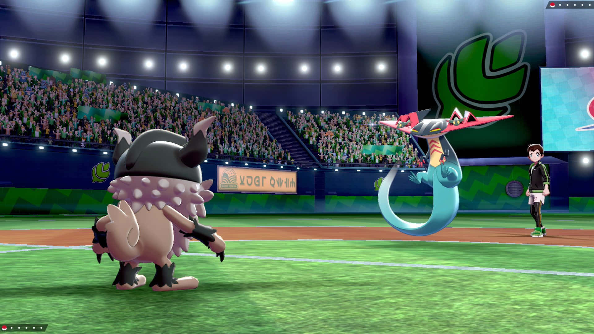 Pokemon Stadium, stadium, glowing spotlights, Full HD Desktop Wallpaper
